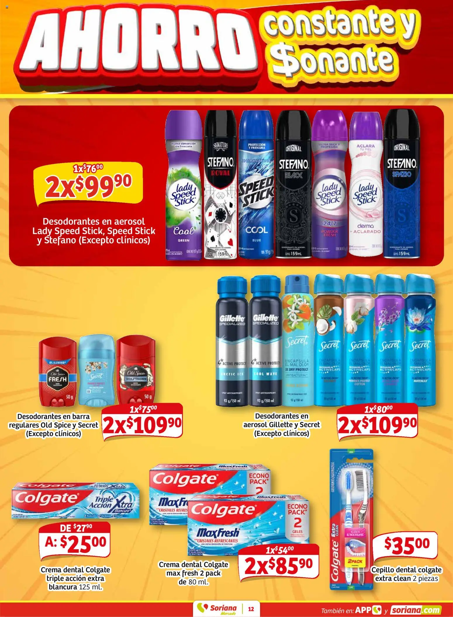 Nuevas ofertas de Soriana válidas en toda la República Mexicana desde el 02.01.2026. ¡Encuentra las mejores ofertas en Soriana - Pesito Valedor Mercado: Ags, Col, Gto, Jal, Mich! | Página: 20 | Productos: Crema, Cepillo, Barra