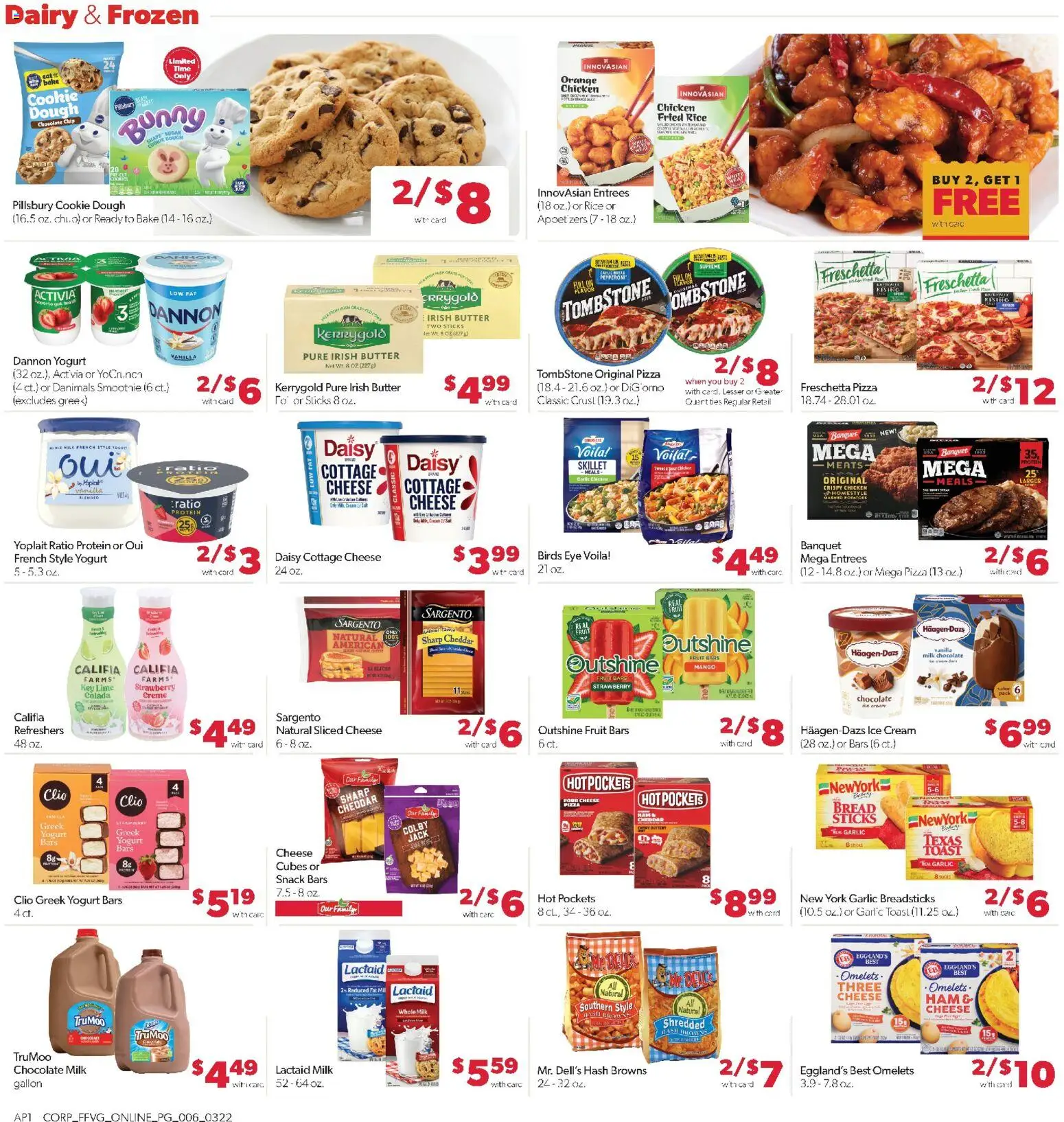 Family Fare Weekly Ad - MI - valid from 22.03.2026 | Page: 15 | Products: Butter, Ham, Cottage cheese, Chocolate Chip