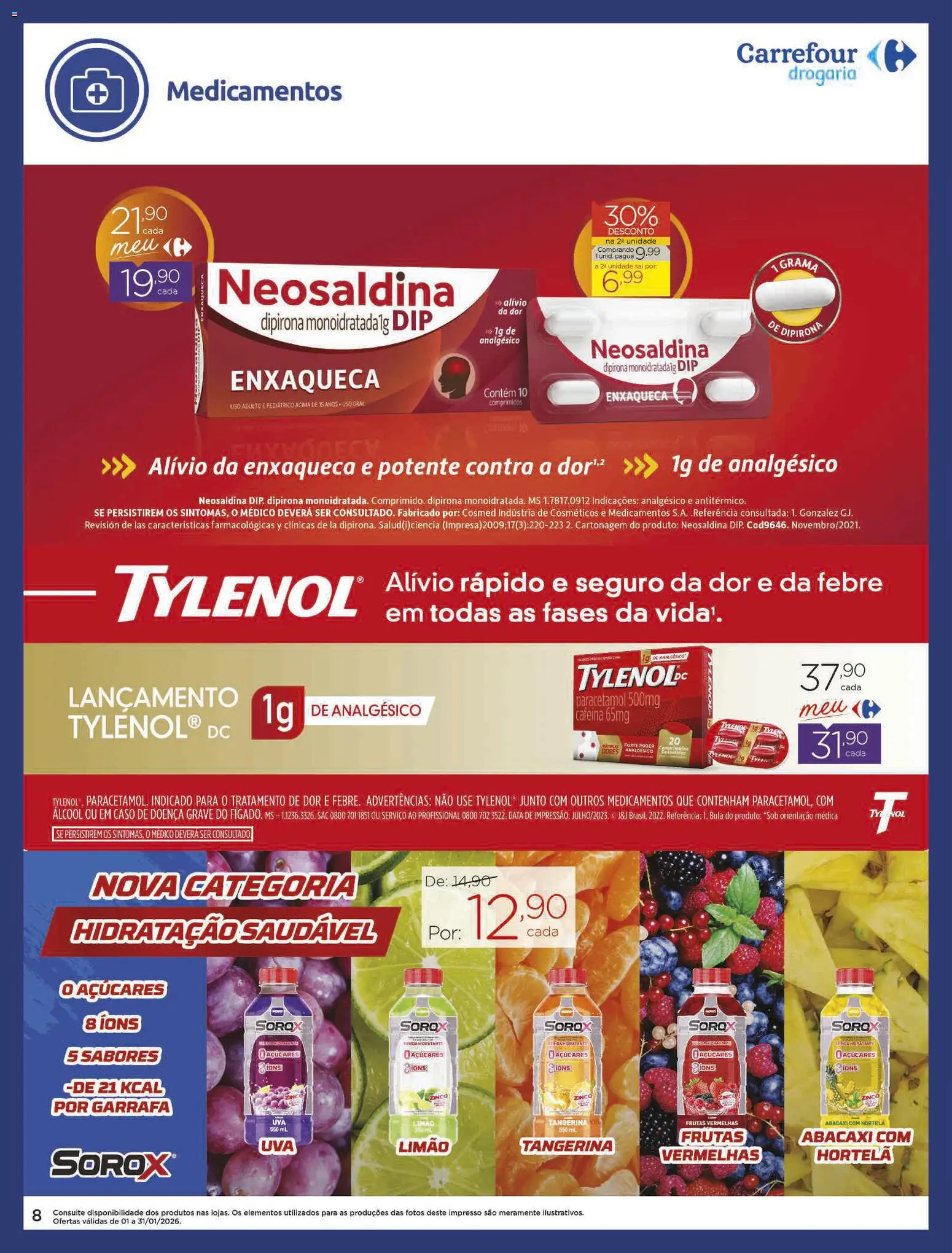 Carrefour Folheto - válido de 01.01.2026 | Página: 7 | Produtos: Hortelã, Abacaxi, Sal
