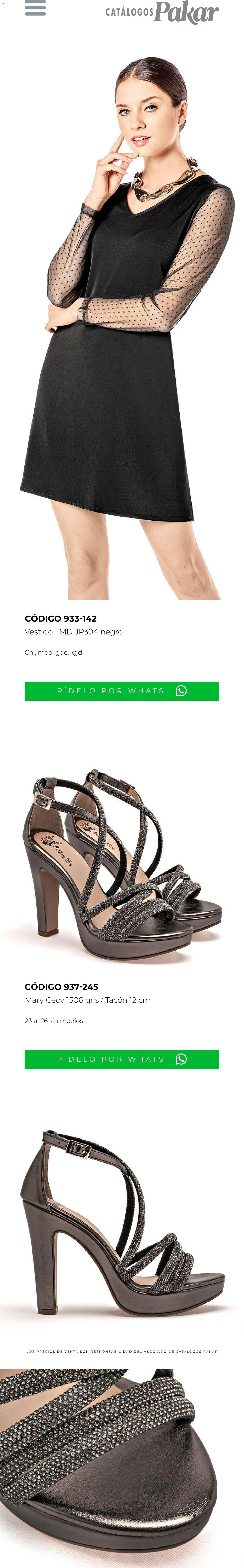 Nuevas ofertas de SC Pakar válidas en toda la República Mexicana desde el 21.11.2025. ¡Encuentra las mejores ofertas en SC Pakar catálogo Vámonos De Fiesta! | Página: 26 | Productos: Vestido