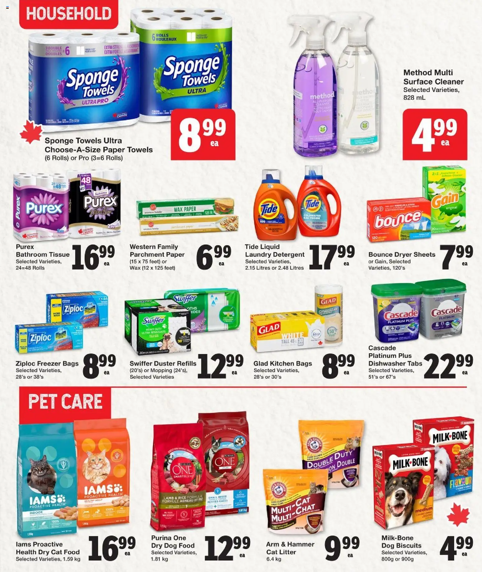 Quality Foods flyer valid from 22.01.2026 | Page: 12 | Products: Freezer, Dryer, Sponge, Detergent