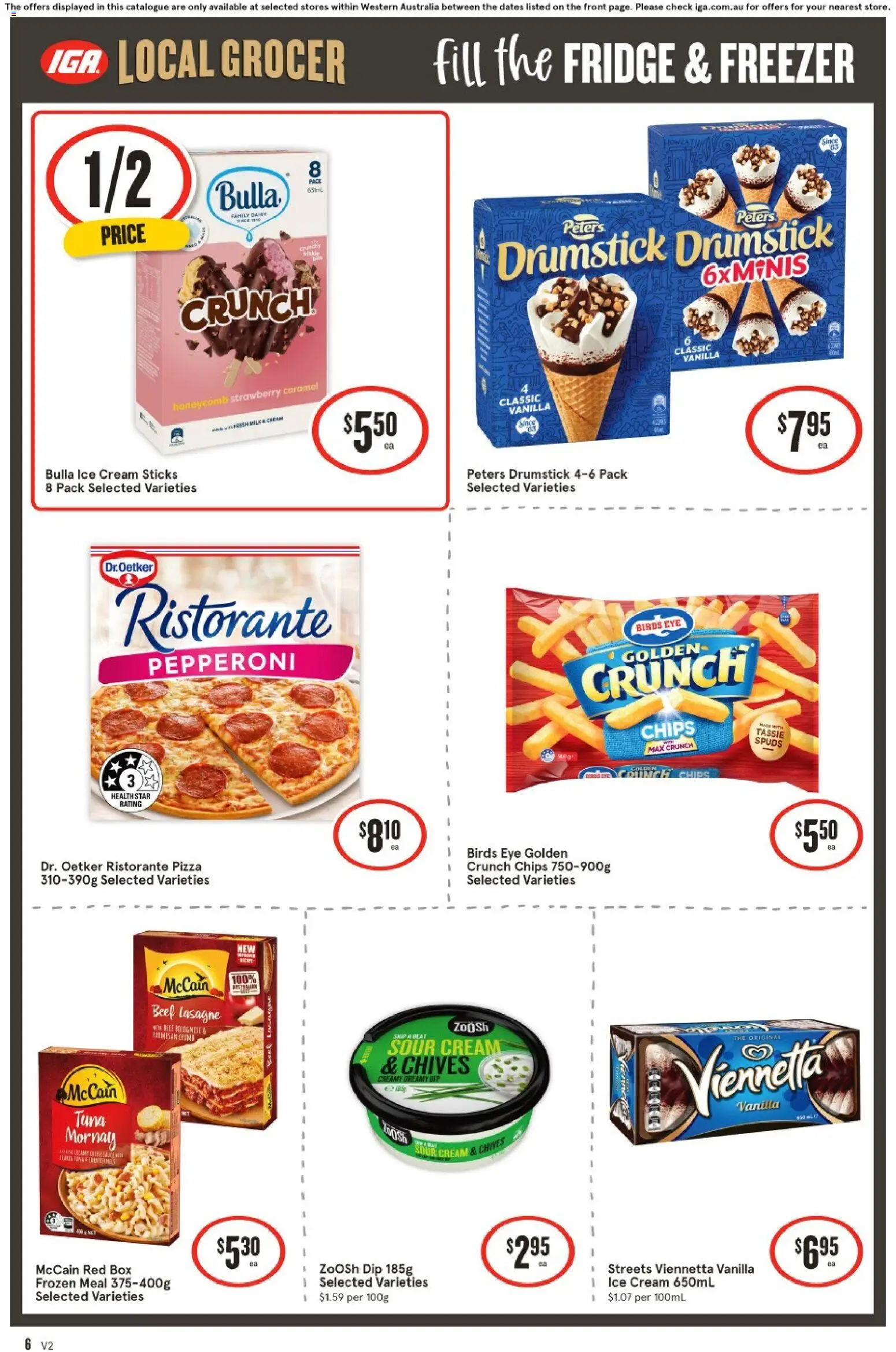 IGA catalogue - valid from 24.12.2025 | Page: 6 | Products: Box, Pizza, Beef, Fridge