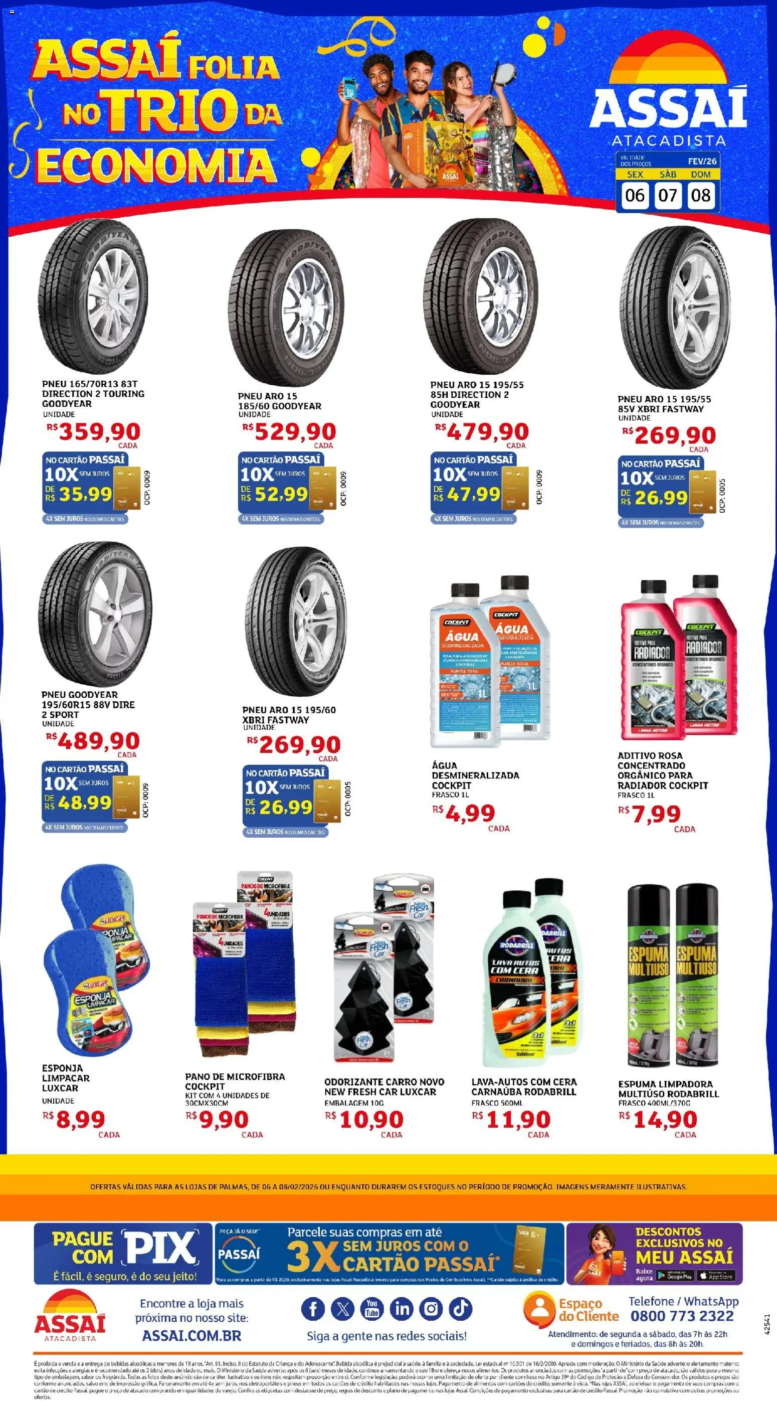 Assaí Atacadista Folheto - válido de 06.02.2026 | Página: 1