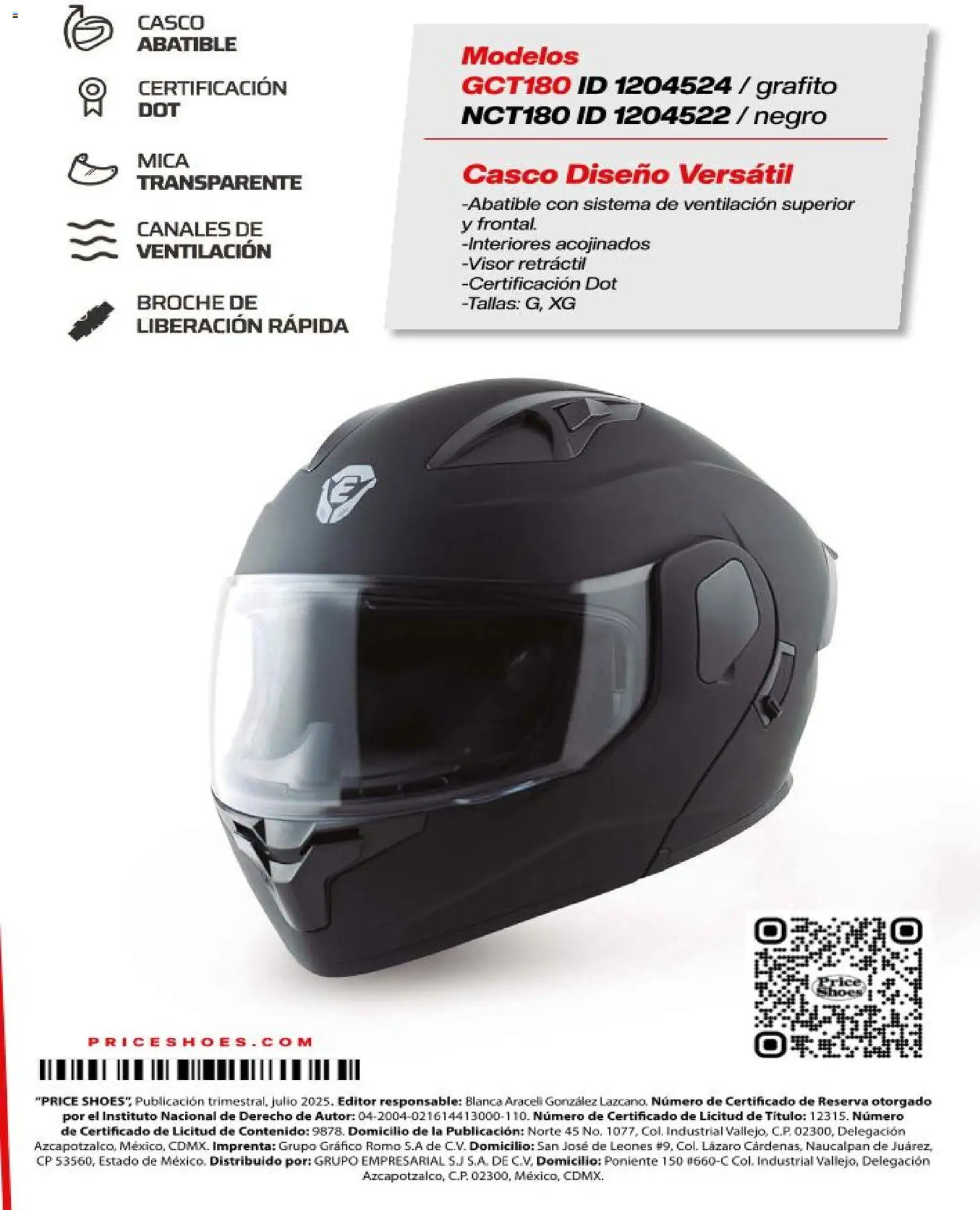 Nuevas ofertas de Price Shoes válidas en toda la República Mexicana desde el 21.11.2025. ¡Encuentra las mejores ofertas en Price Shoes catálogo Motos! | Página: 8