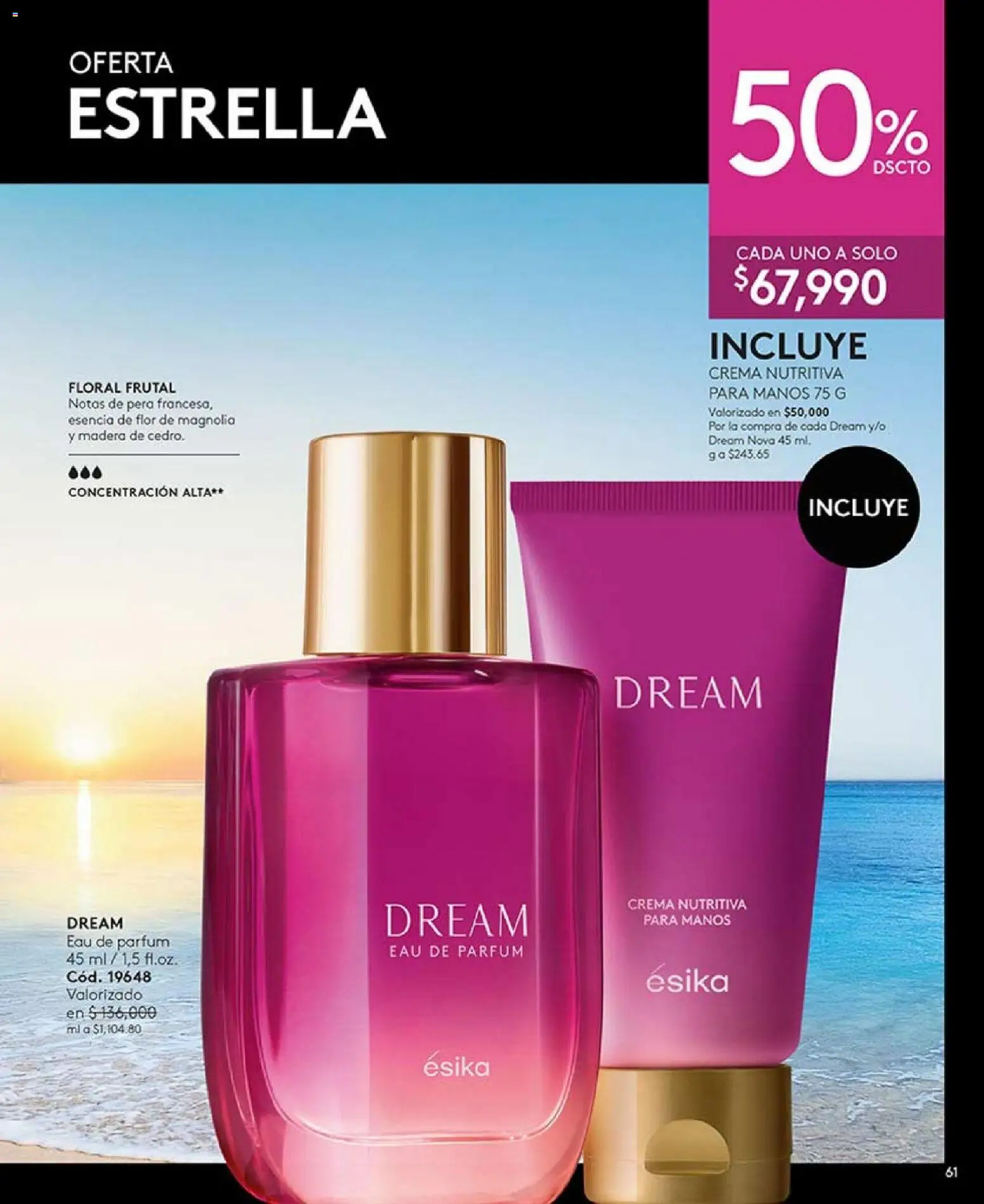 Ésika revista - valida desde el 01.02.2026 | Página: 61 | Productos: Crema, Pera