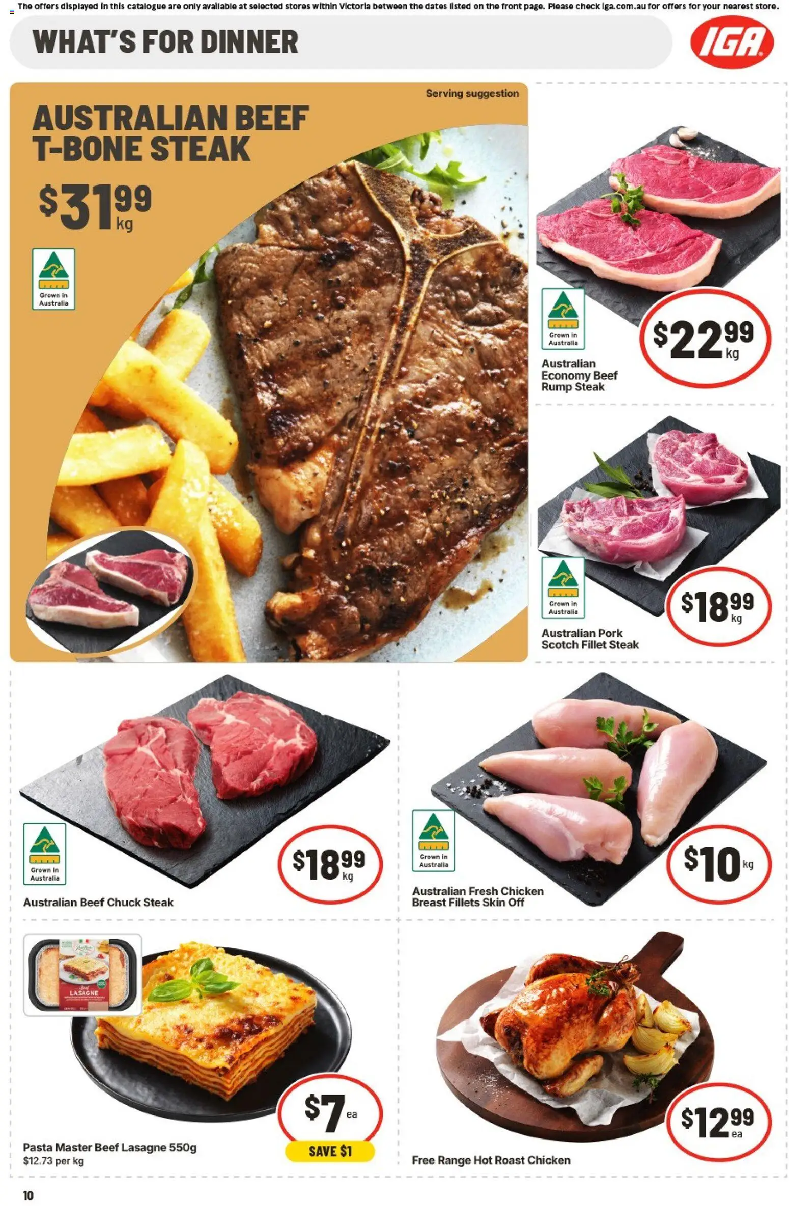 IGA catalogue - valid from 15.04.2026 | Page: 14 | Products: Chicken, Pork, Pasta, Scotch