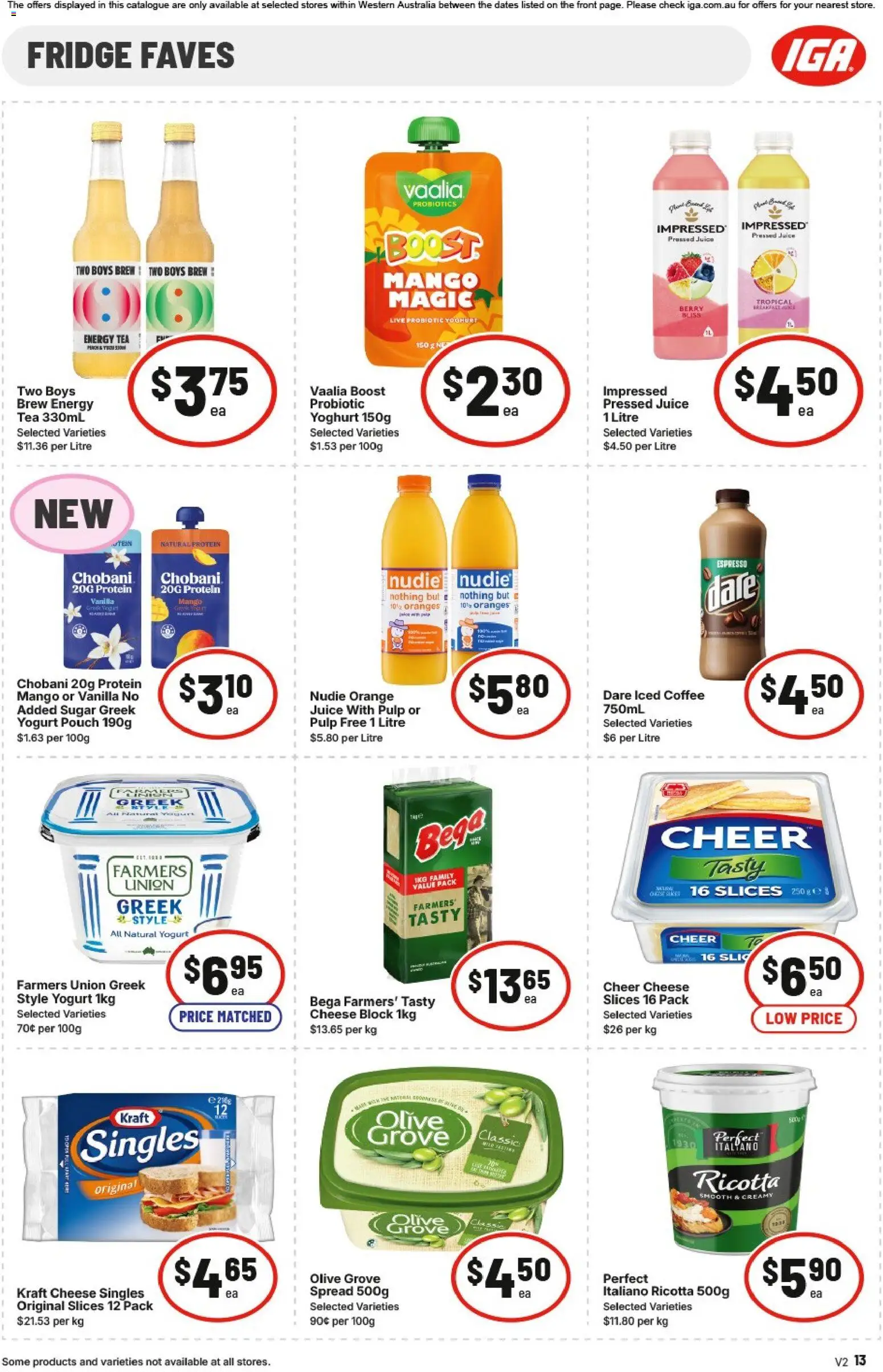 IGA catalogue - valid from 22.04.2026 | Page: 13 | Products: Coffee, Chocolate, Oats, Ketchup