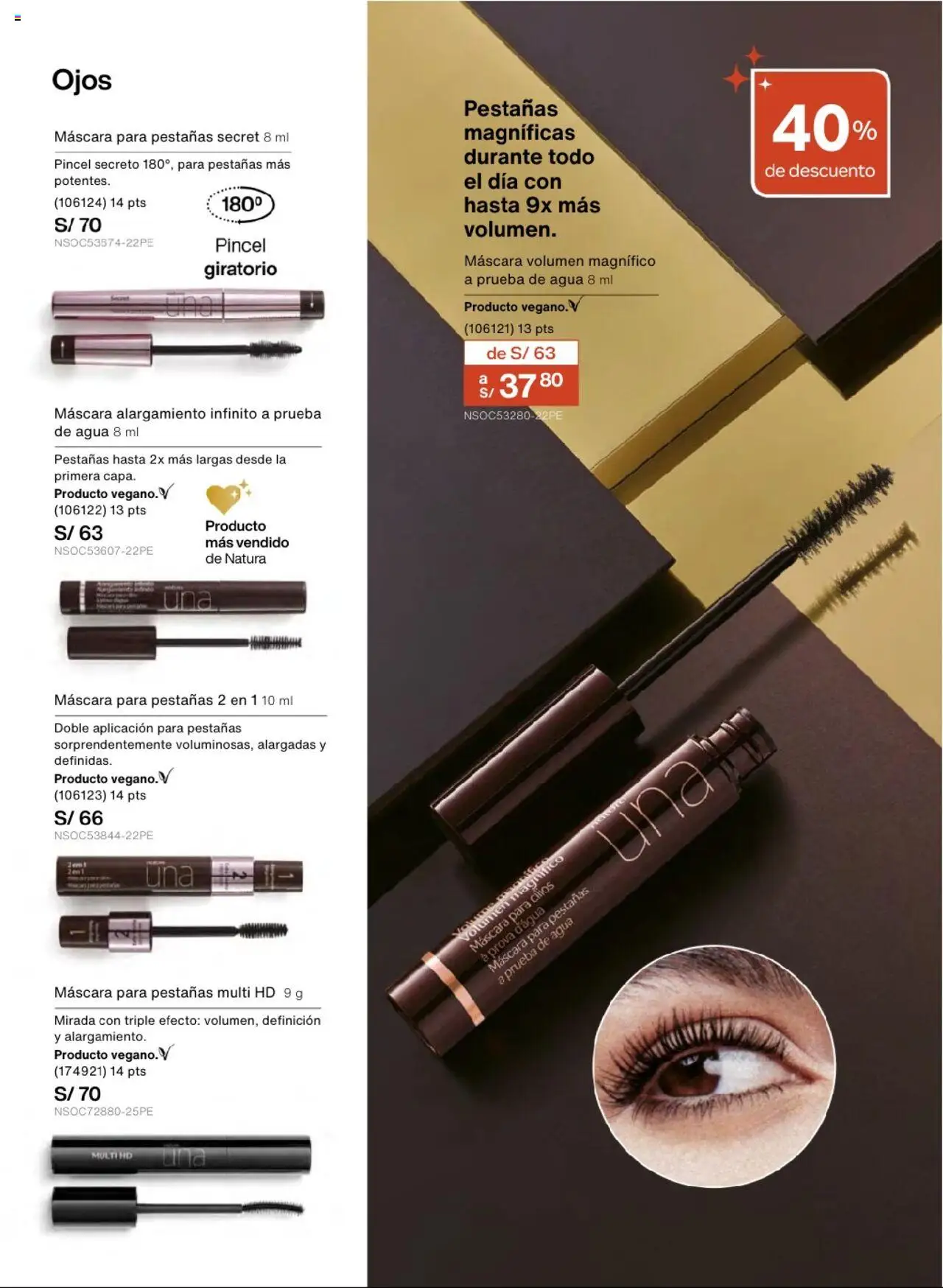 Catálogo Natura válido desde 03.10.2025 | Página: 96 | Productos: Máscara, Pincel