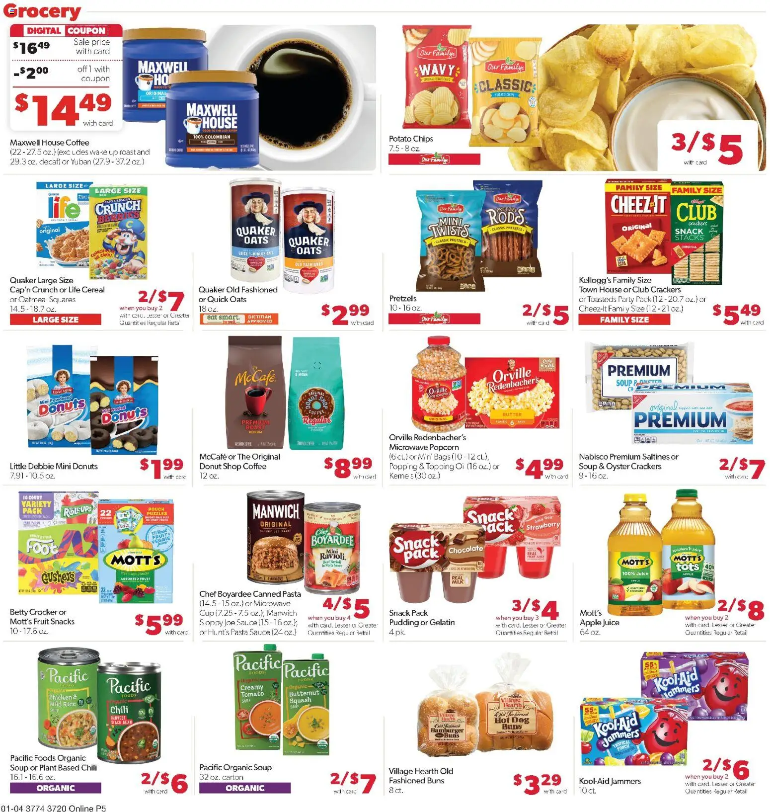 Family Fare Weekly Ad - NE - valid from 04.01.2026 | Page: 9 | Products: Berries, Butter, Rice, Chips