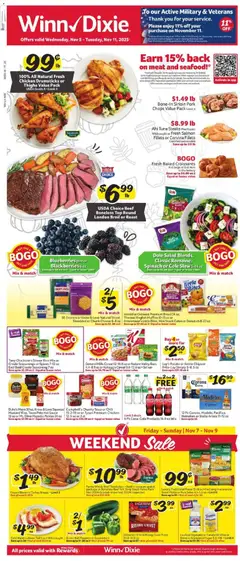 Preview of Winn Dixie weekly ads valid from 05.11.2025