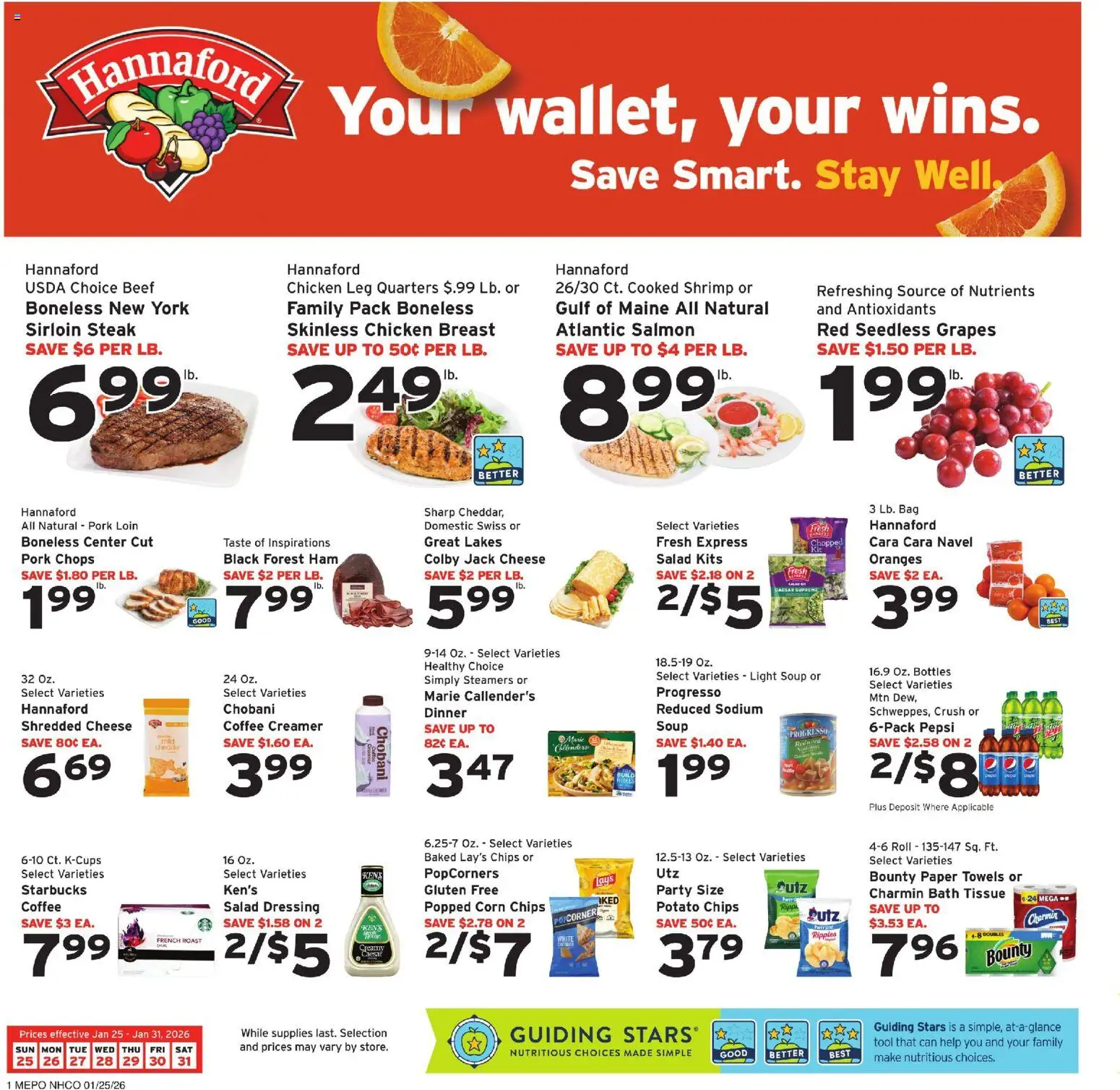 Hannaford Weekly Ad - valid from 25.01.2026 | Page: 1