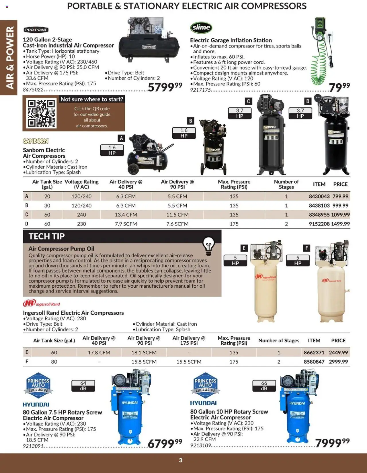 Princess Auto flyer valid from 16.04.2025 | Page: 5 | Products: Belt, Video, Iron, Oil
