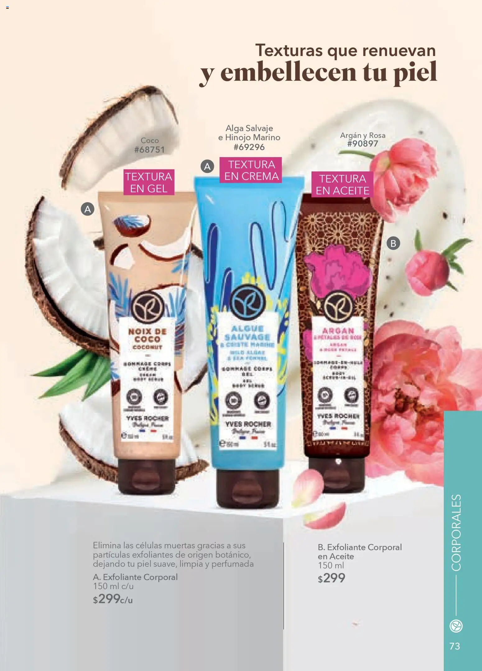 Nuevas ofertas de Yves Rocher válidas en toda la República Mexicana desde el 24.03.2026. ¡Encuentra las mejores ofertas en Yves Rocher campaña 5 2026! | Página: 75 | Productos: Crema, Hinojo, Exfoliante corporal, Aceite
