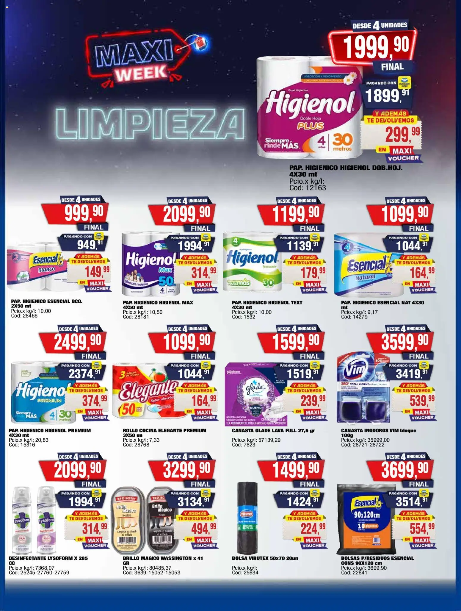 Maxiconsumo ofertas │ válido desde el 10.11.2025 | Página: 31 | Productos: Bolsa, Brillo, Té, Canasta