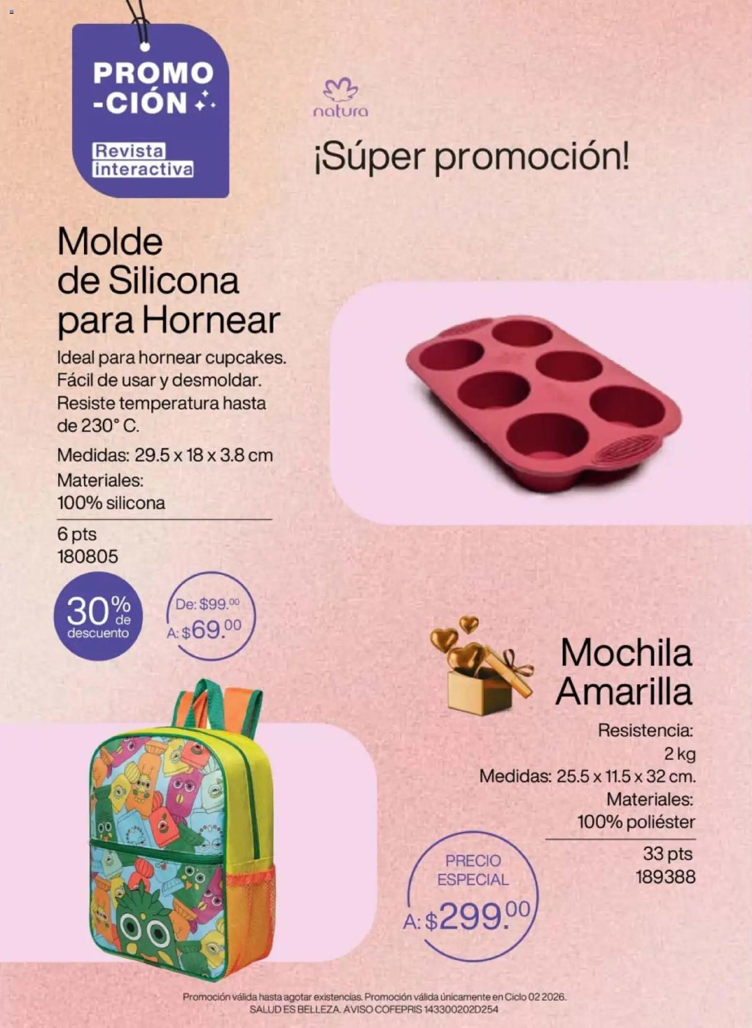 Nuevas ofertas de Natura válidas en toda la República Mexicana desde el 10.01.2026. ¡Encuentra las mejores ofertas en Natura campaña 2 2026! | Página: 10
