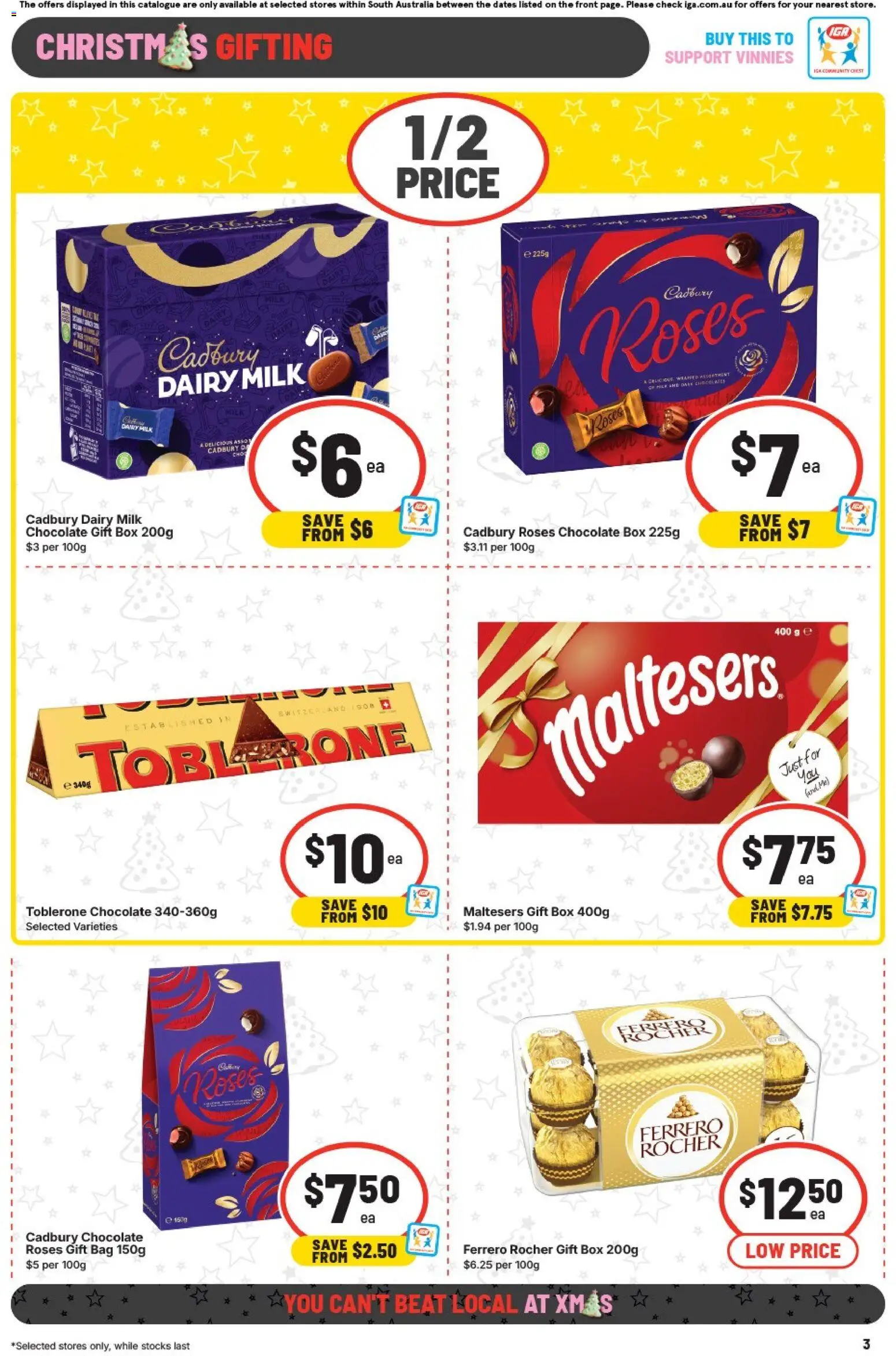 IGA catalogue - valid from 17.12.2025 | Page: 3 | Products: Box, Dairy, Chocolate, Bag