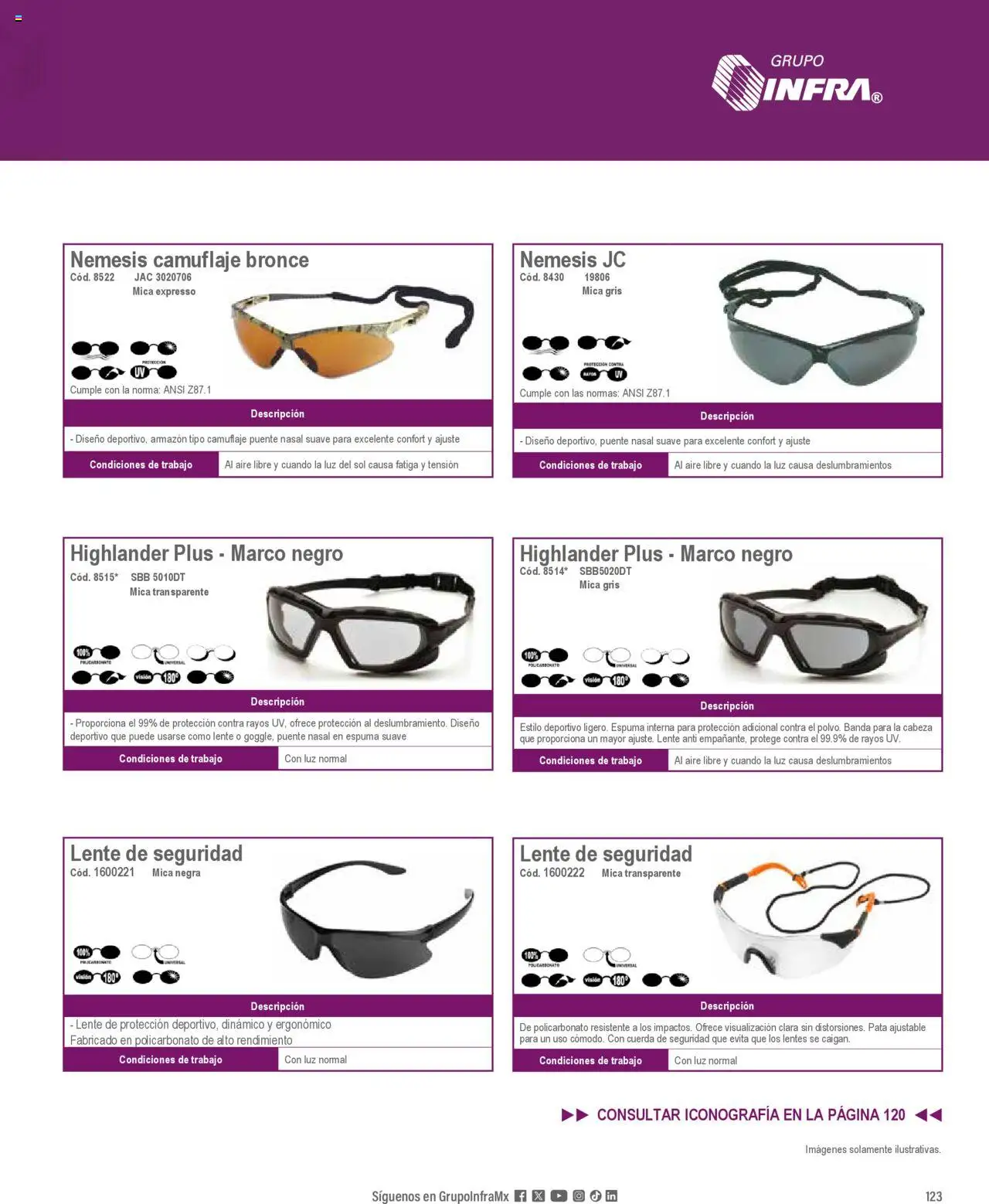 Nuevas ofertas de Infra válidas en toda la República Mexicana desde el 07.01.2025. ¡Encuentra las mejores ofertas en Infra catálogo Protección industrial! | Página: 11 | Productos: Cuerda, Lentes, Espuma