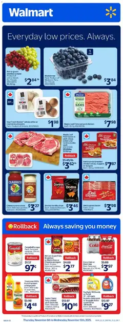 Preview of Walmart weekly flyer from shop Walmart valid from 06.11.2025