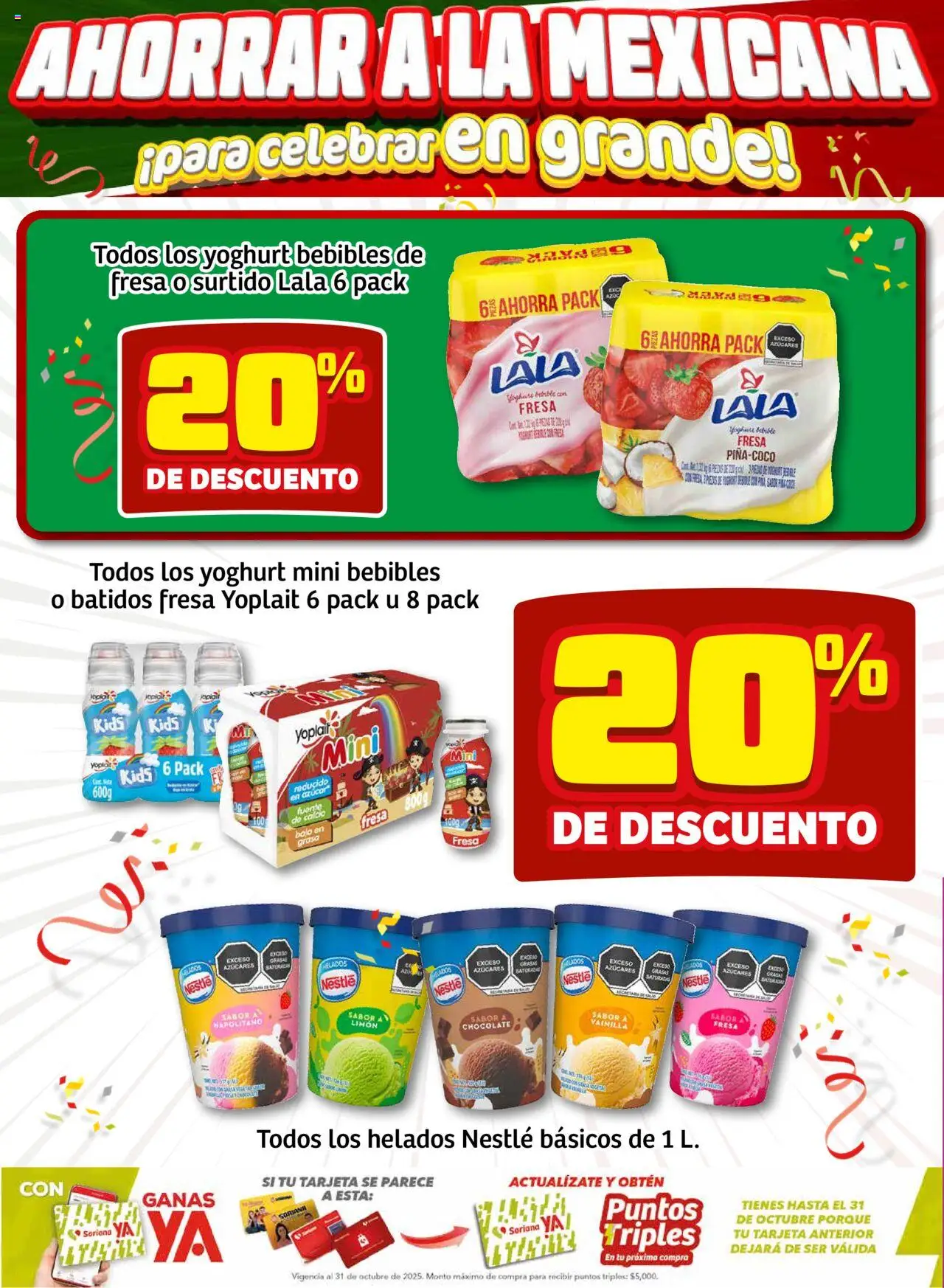 Nuevas ofertas de Soriana válidas en toda la República Mexicana desde el 10.09.2025. ¡Encuentra las mejores ofertas en Soriana - Ahorrar a la mexicana Mercado Nacional! | Página: 8 | Productos: Fresa, Azúcar, Limón, Chocolate