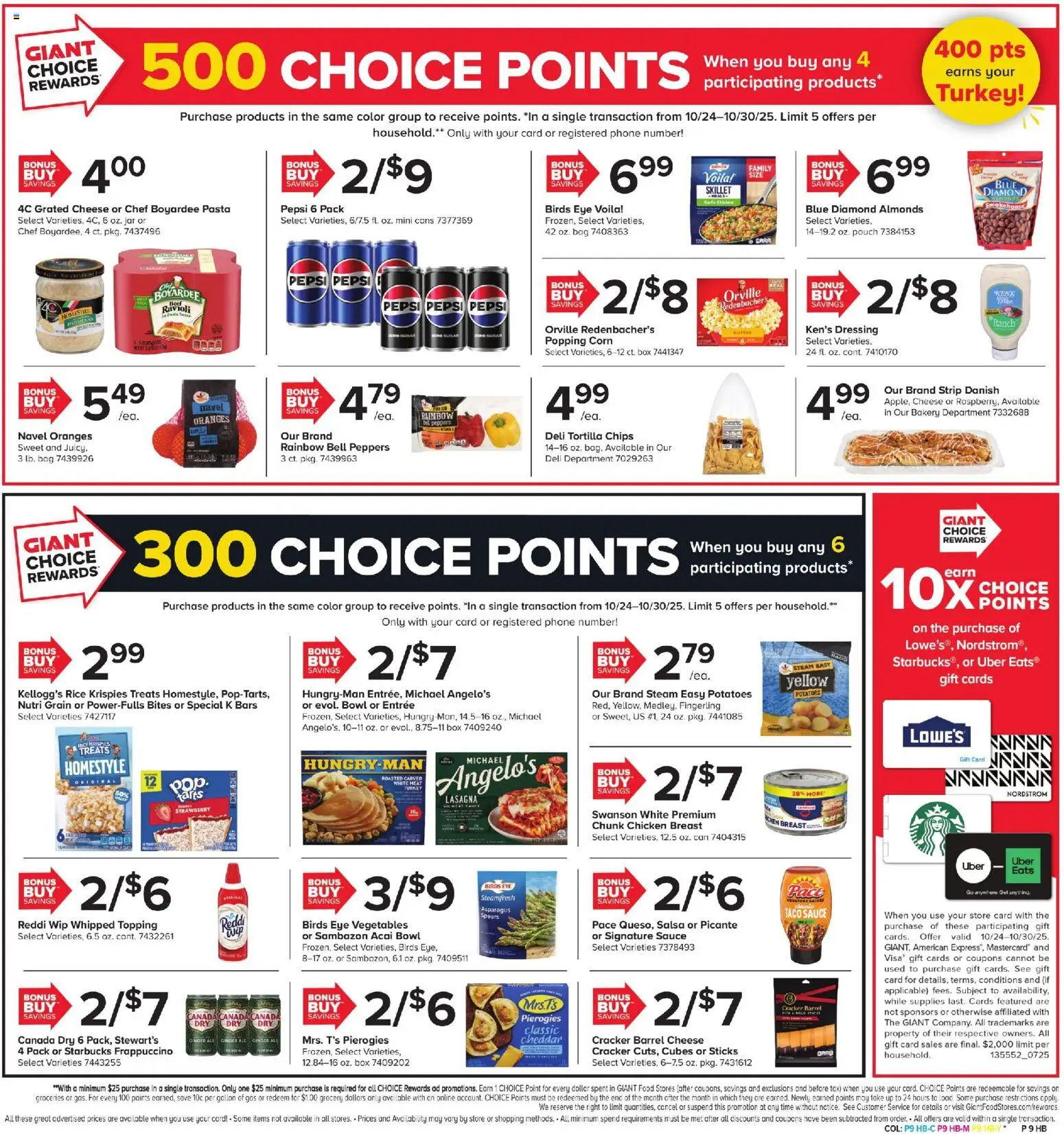 Giant Weekly Ad - valid from 24.10.2025 | Page: 7 | Products: Rice, Potatoes, Garlic, Phone