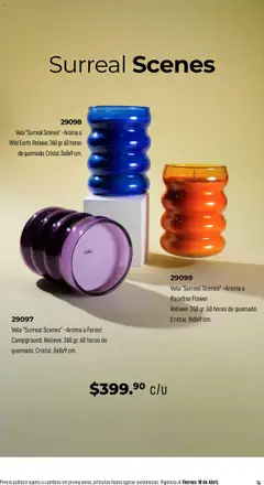 Vista previa de Home Interiors catálogo Magia de las Velas , nuevo folleto de la tienda, válido en México a partir del 31.03.2025 | Página: 14 | Productos: Vela