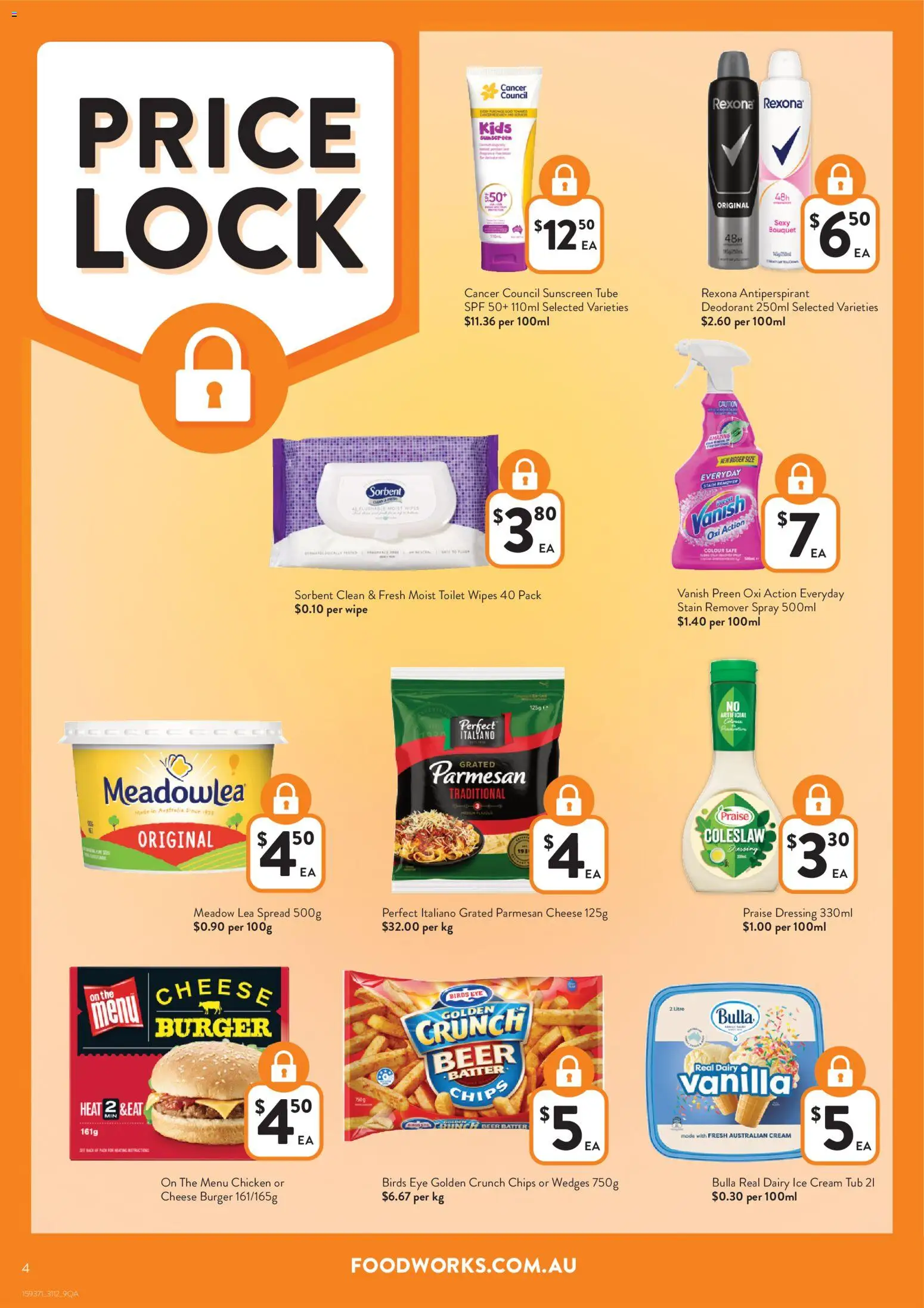 Foodworks catalogue - valid from 31.12.2025 | Page: 4 | Products: Turkey, Antiperspirant, Stain remover, Cream