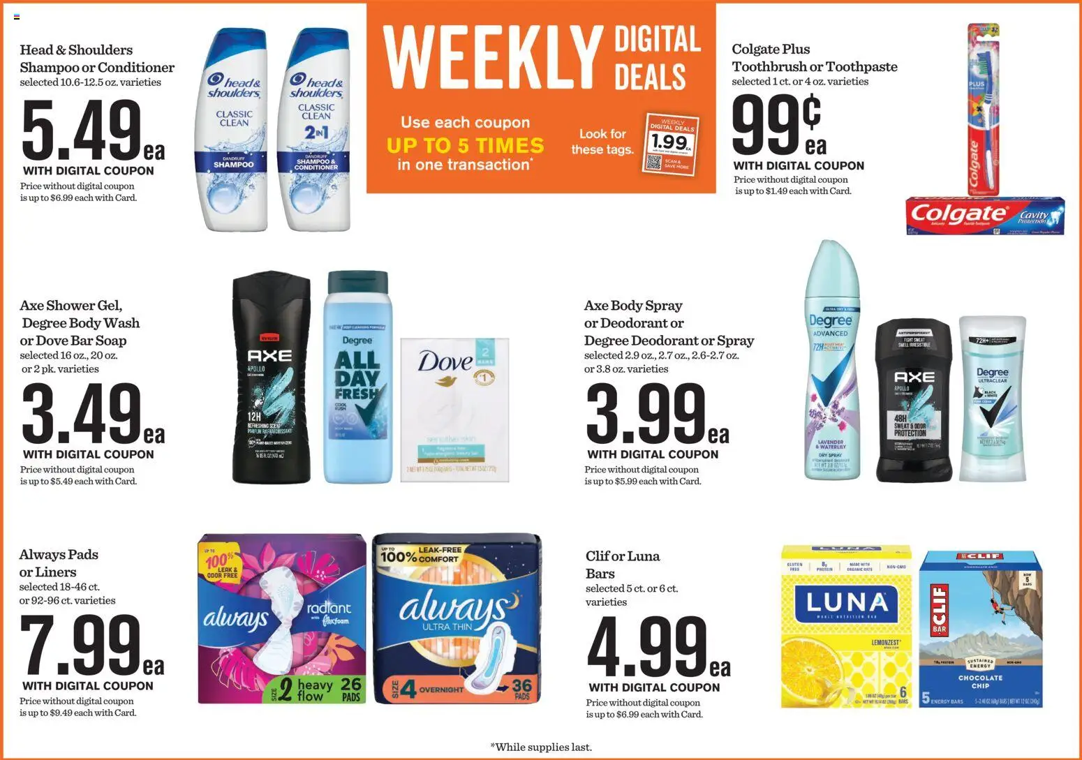 Mariano's Weekly Ad - valid from 25.02.2026 | Page: 4 | Products: Conditioner, Chocolate, Soap, Body Wash