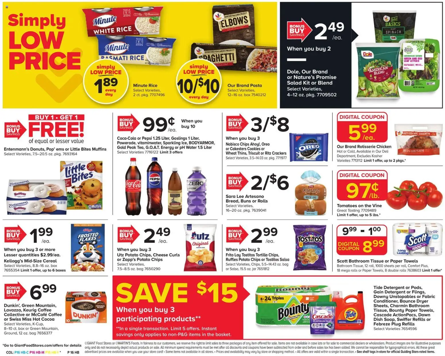 Giant Weekly Ad - valid from 17.04.2026 | Page: 4 | Products: Box, Tomatoes, Water, Bag
