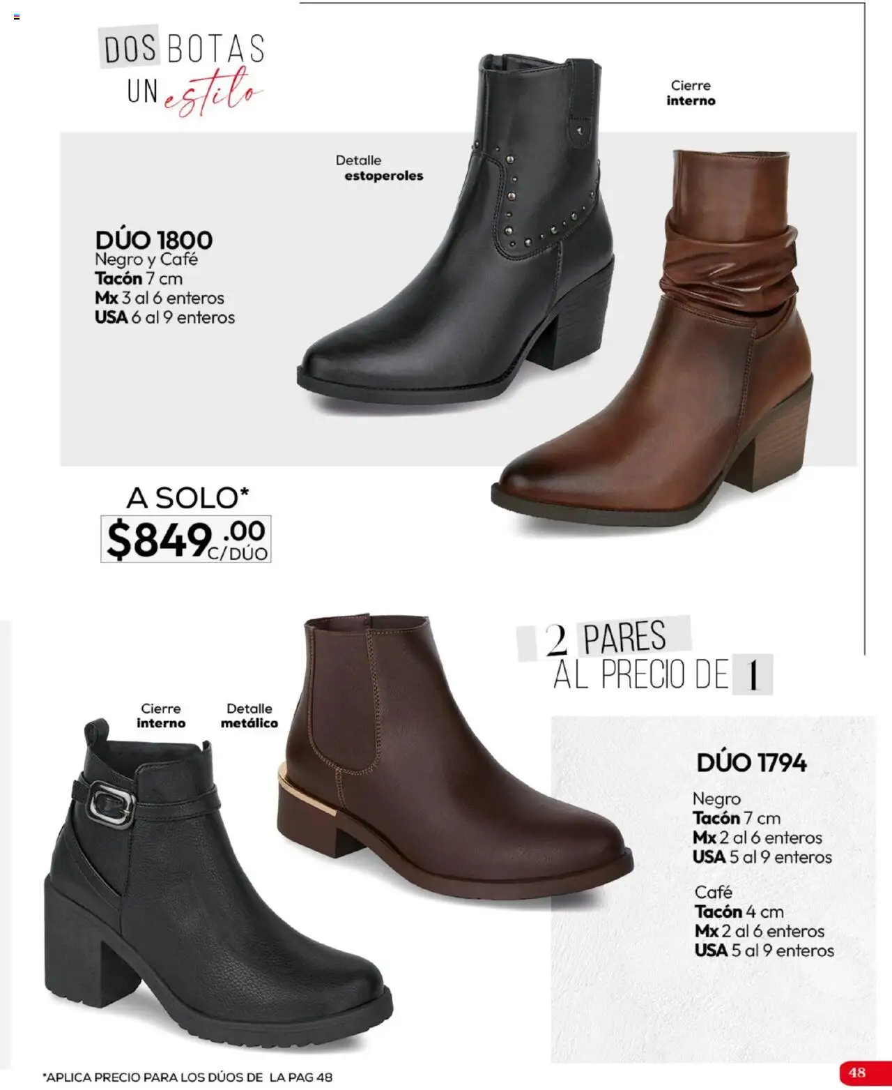 Nuevas ofertas de Cklass válidas en toda la República Mexicana desde el 16.09.2025. ¡Encuentra las mejores ofertas en Cklass - Catálogo Invierno Calzado! | Página: 49 | Productos: Botas, Café