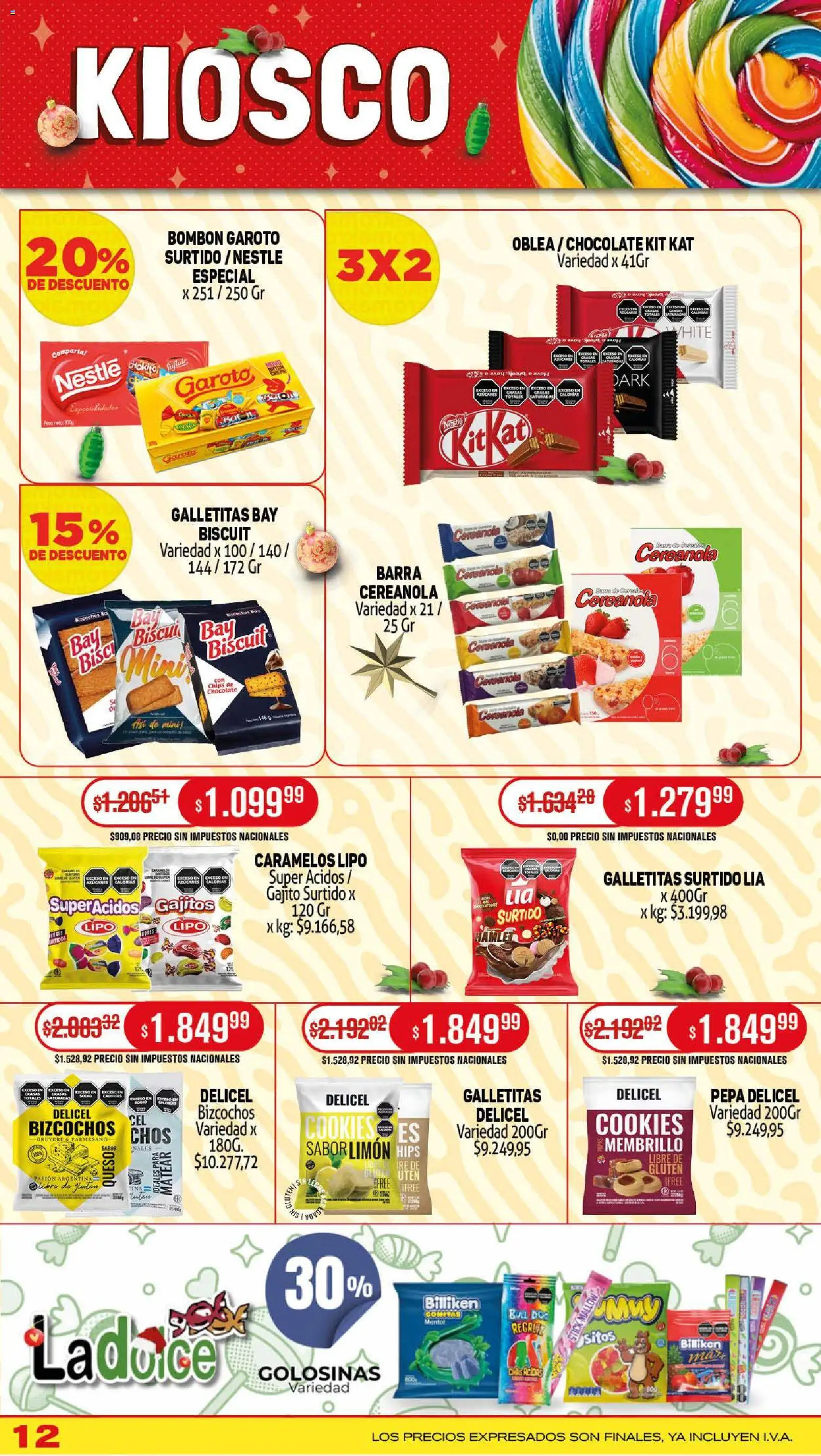 Makro ofertas │ válido desde el 11.12.2025 | Página: 12 | Productos: Galletitas, Limón, Chocolate, Bizcochos