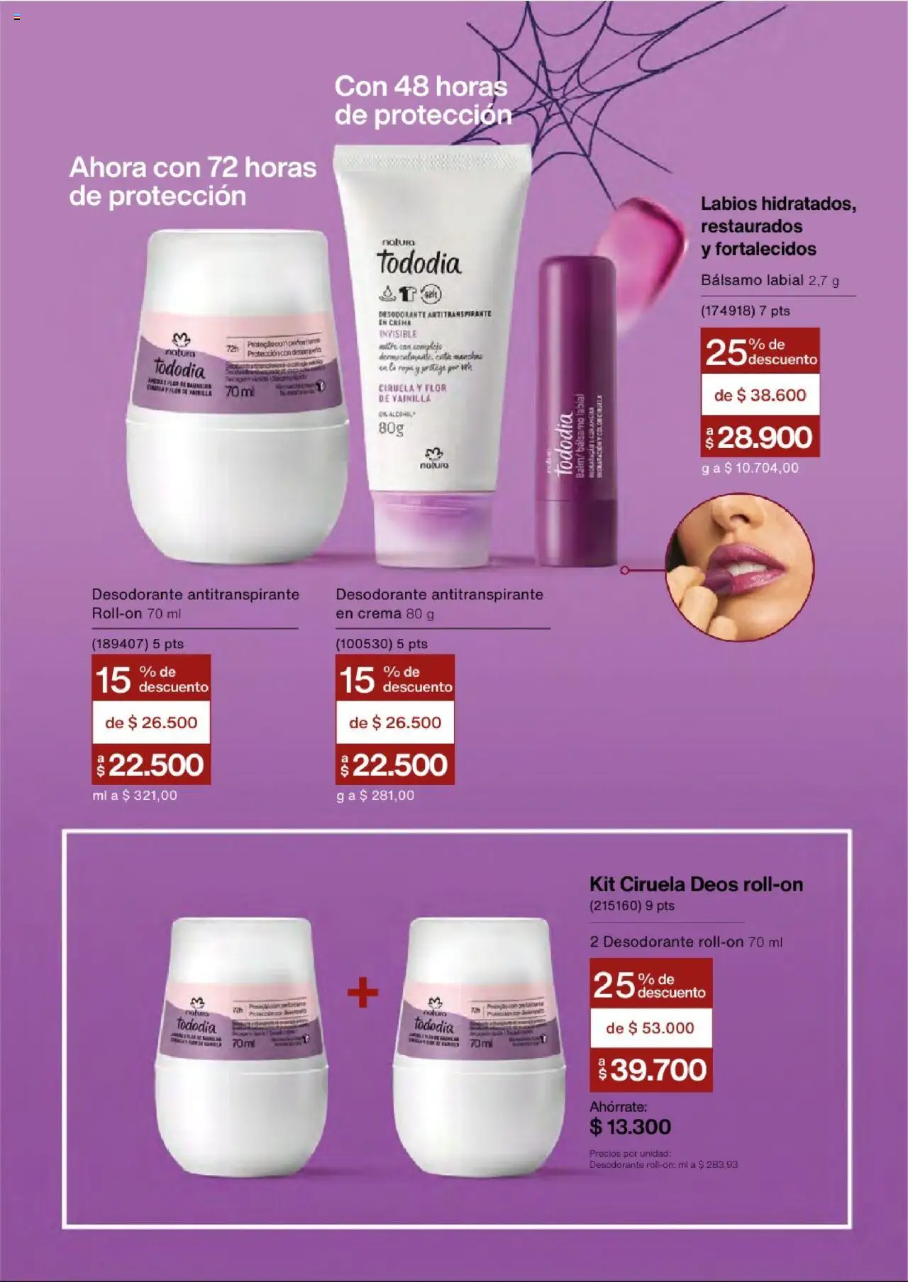 Natura revista - valida desde el 03.09.2025 | Página: 97 | Productos: Bálsamo, Desodorante, Antitranspirante, Tintura