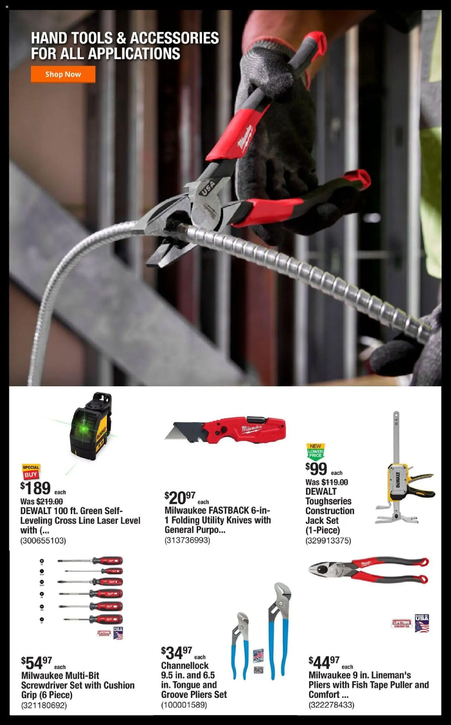 Home Depot Shop Pro Ad - IL - valid from 10.11.2025 | Page: 2 | Products: Screwdriver, Fish, Cushion