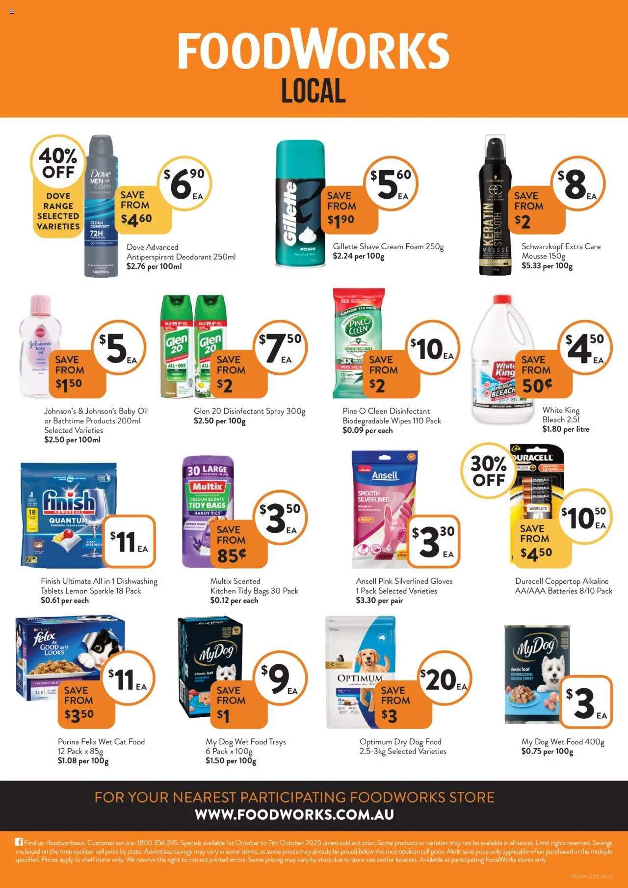 Foodworks catalogue - valid from 01.10.2025 | Page: 10 | Products: Shelf, Oil, Turkey, Gloves