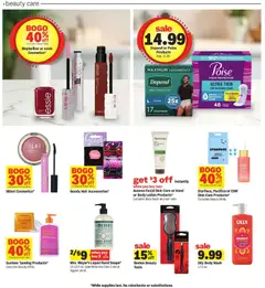 Preview of Meijer weekly ads valid from 15.04.2026 | Page: 26 | Products: Pads, Body Wash, Underwear, Weight