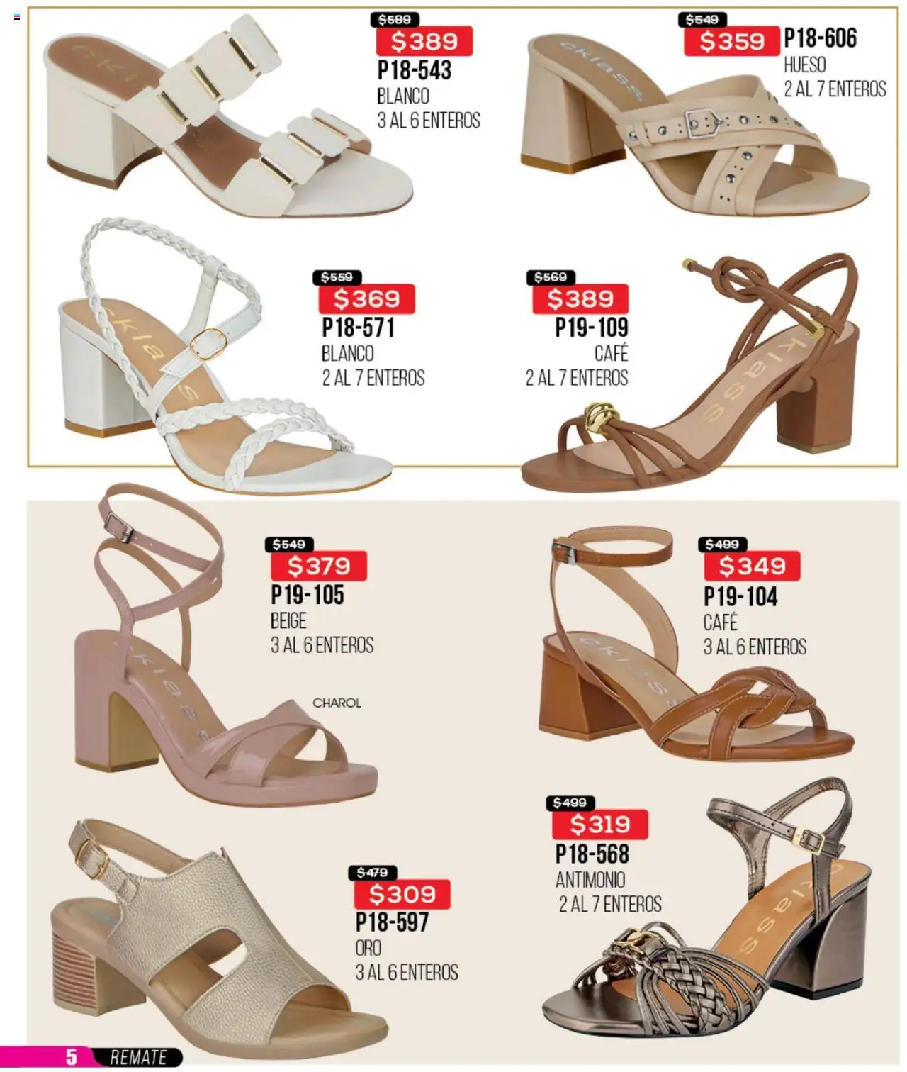Nuevas ofertas de Cklass válidas en toda la República Mexicana desde el 13.08.2025. ¡Encuentra las mejores ofertas en Cklass - Catálogo Remate Total Ropa! | Página: 127 | Productos: Café
