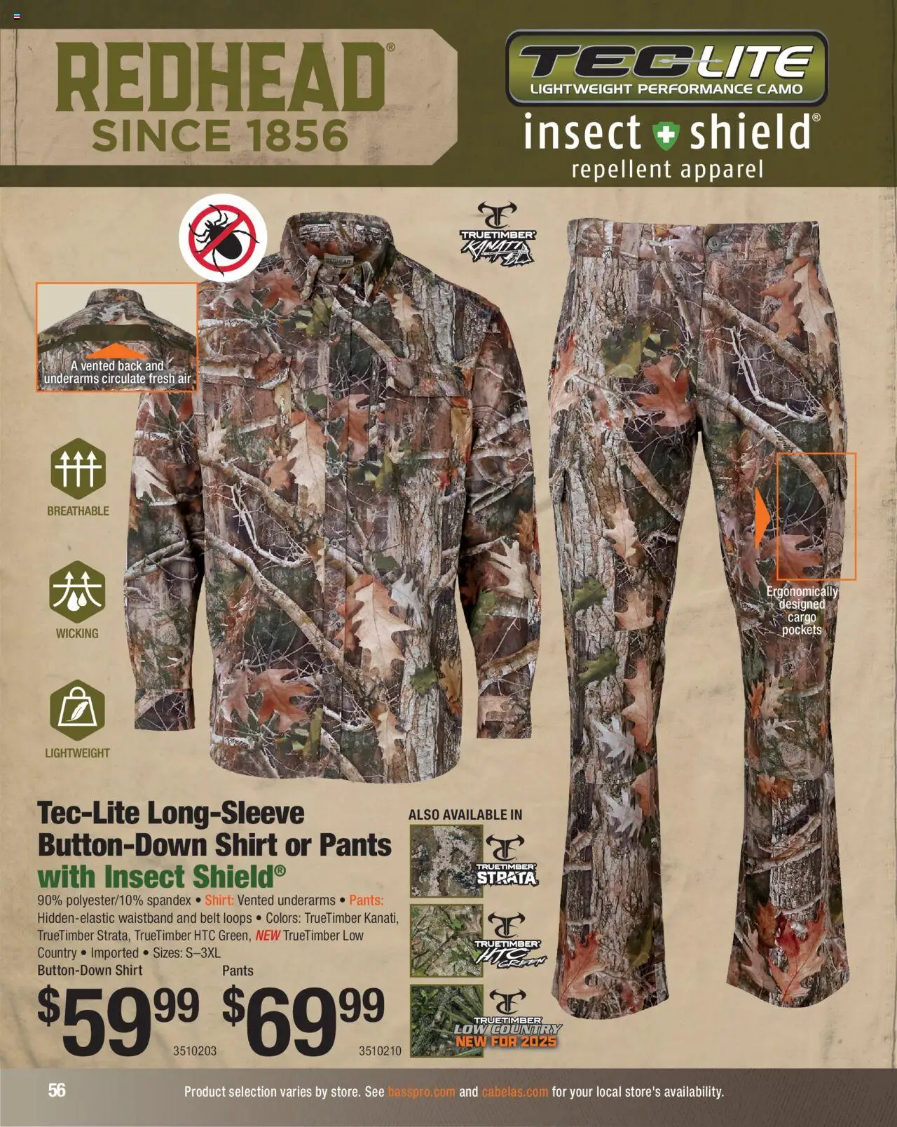 Cabela's Hunting Master 25 - valid from 11.08.2025 | Page: 56 | Products: Shirt, Pants, Belt