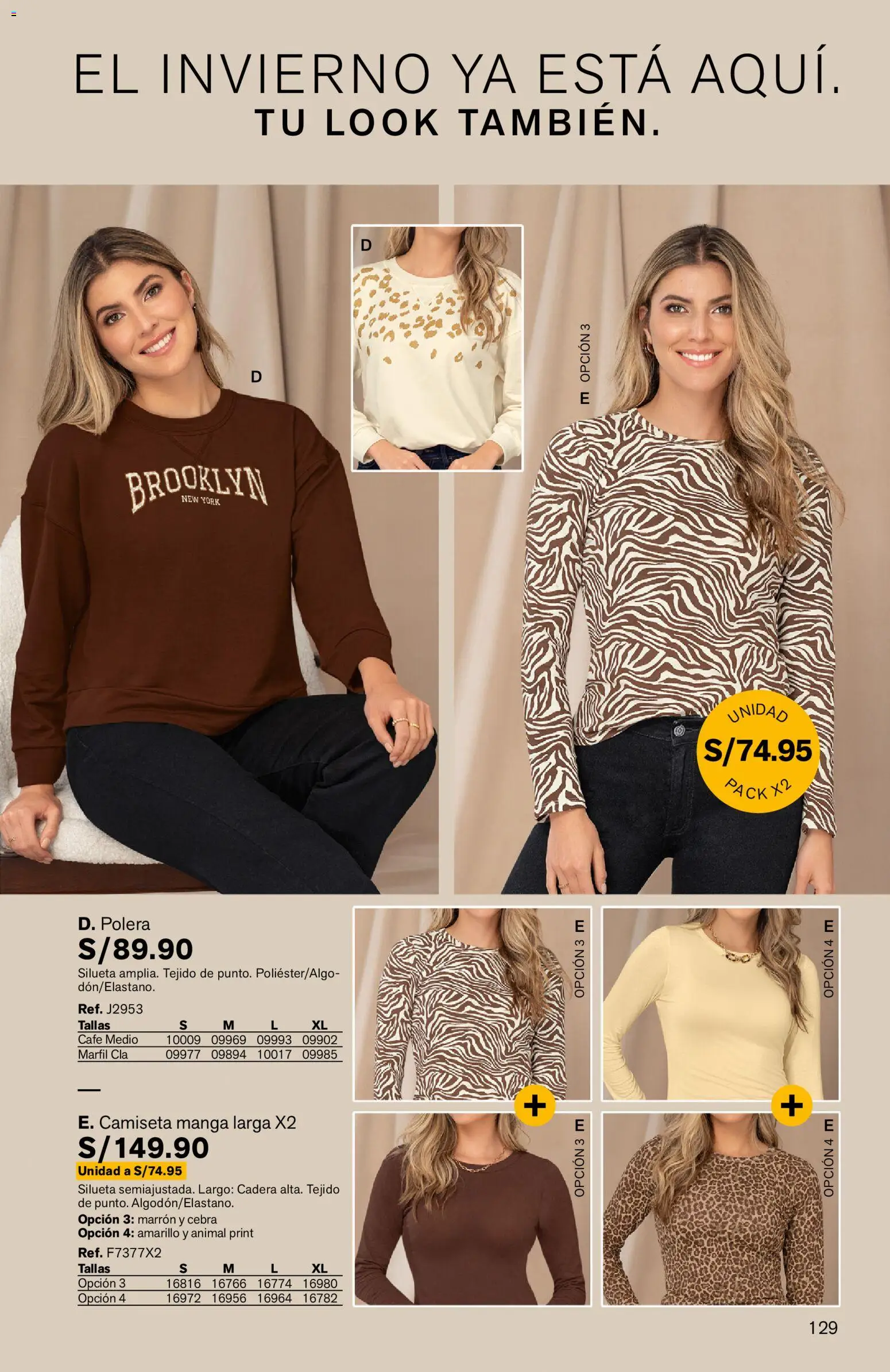 Catálogo Leonisa válido desde 27.04.2026 | Página: 129 | Productos: Café, Polera