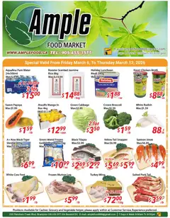 Preview of Ample Food Market weekly flyer / circulaire from shop Ample Food Market valid from 06.03.2026