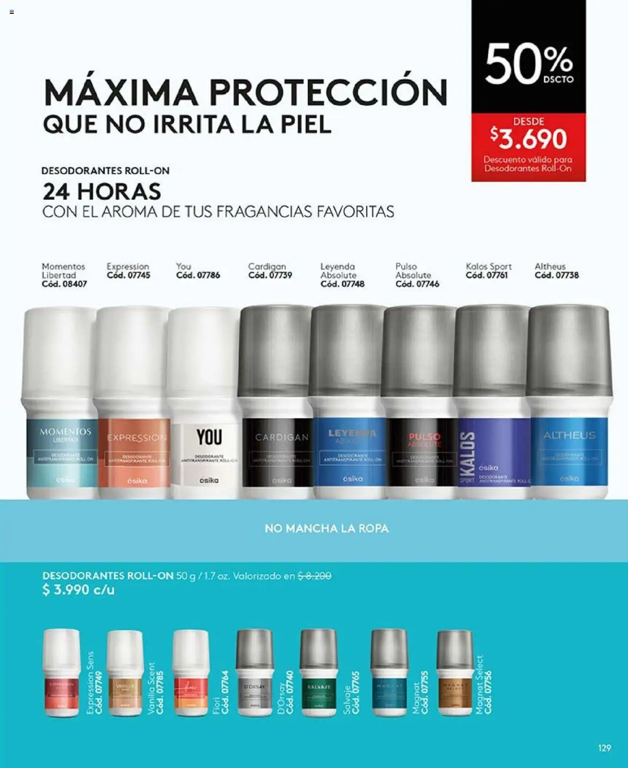 Catálogo Ésika Campaña 17 │ válido desde el 14.10.2025 | Página: 145 | Productos: Cardigan, Desodorante, Ropa