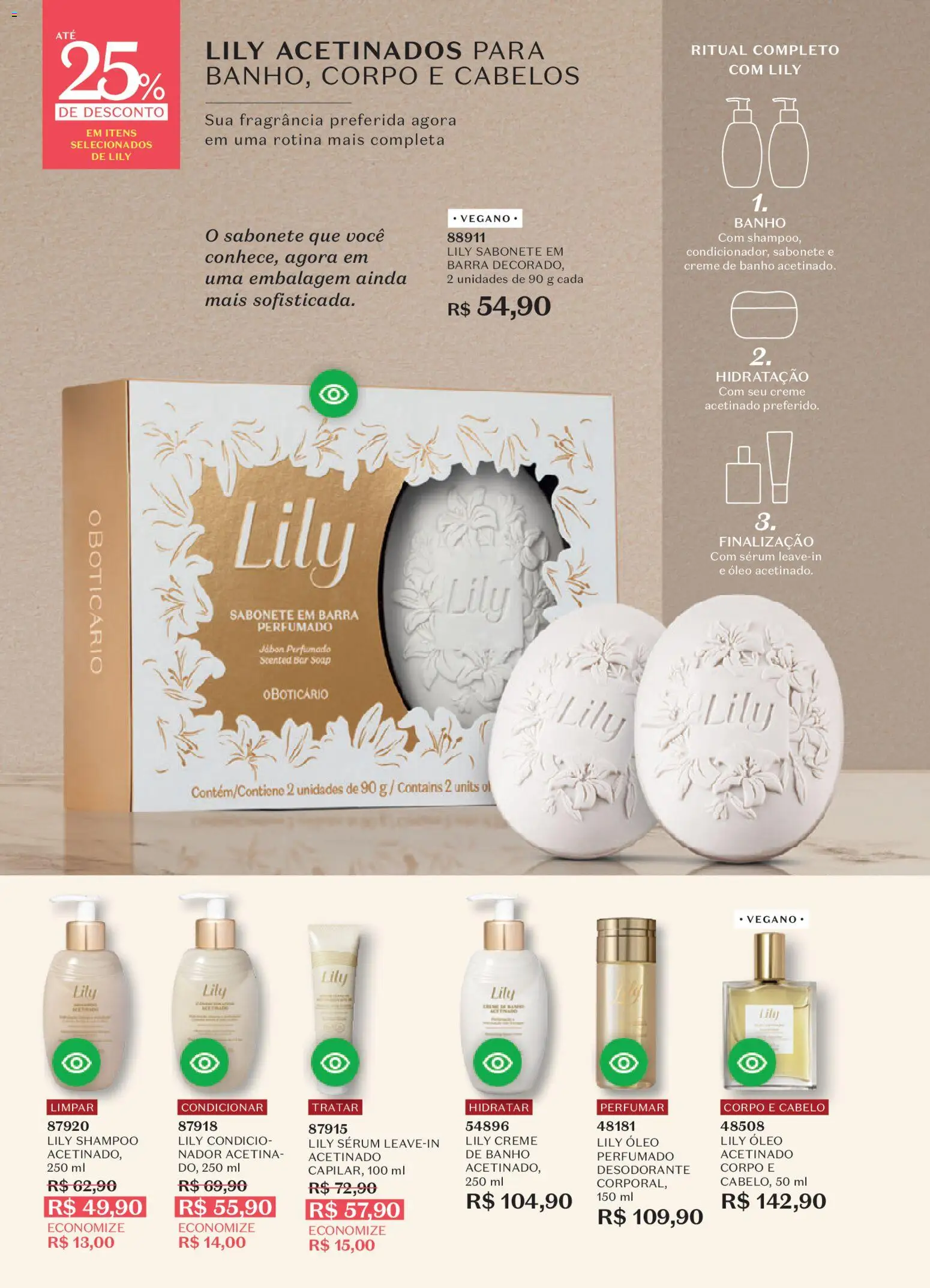 O Boticário Folheto - válido de 02.03.2026 | Página: 48 | Produtos: Shampoo, Desodorante, Óleo, Sérum