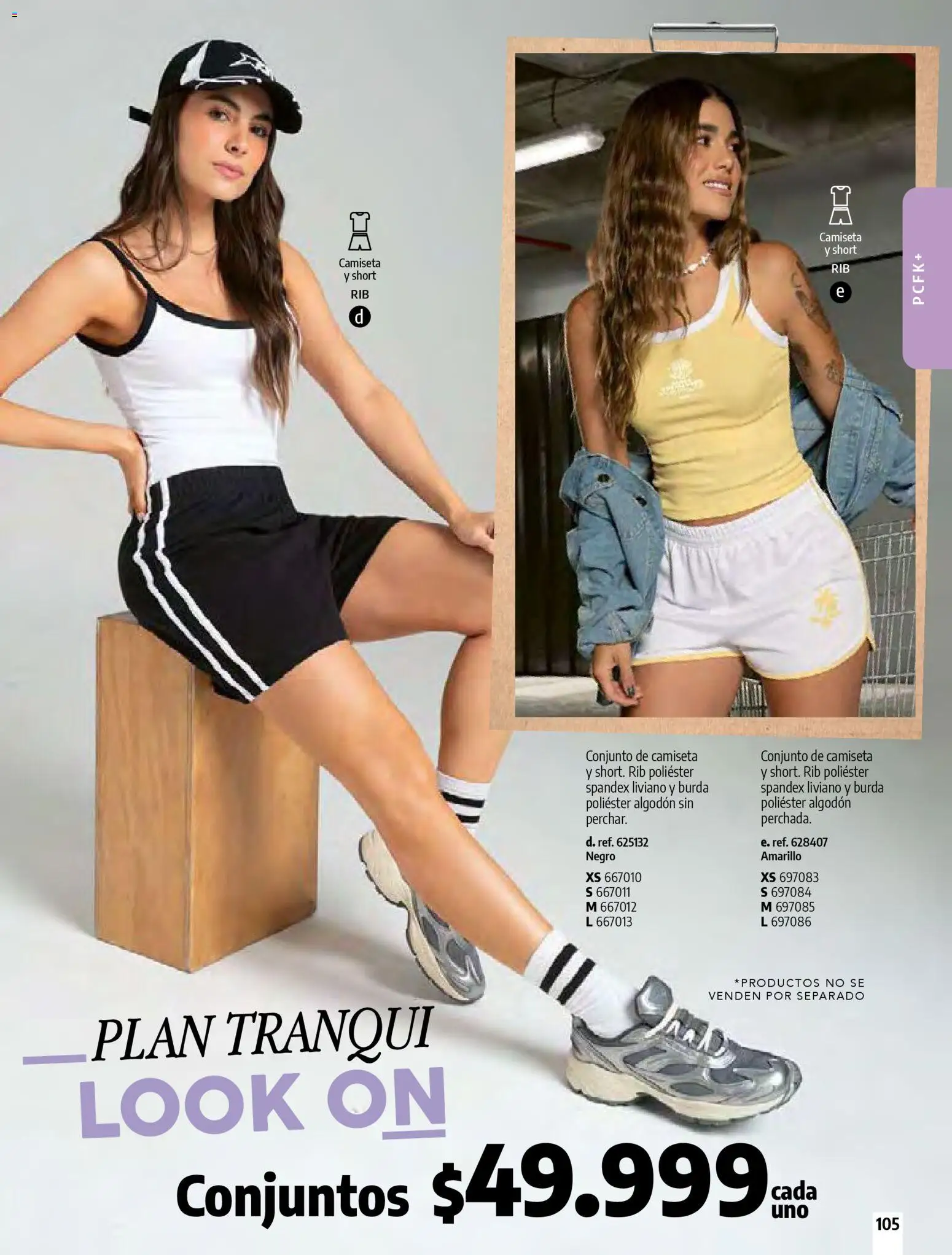 Pacifika revista - valida desde el 01.03.2026 | Página: 107 | Productos: Algodón, Short, Camiseta, Conjunto