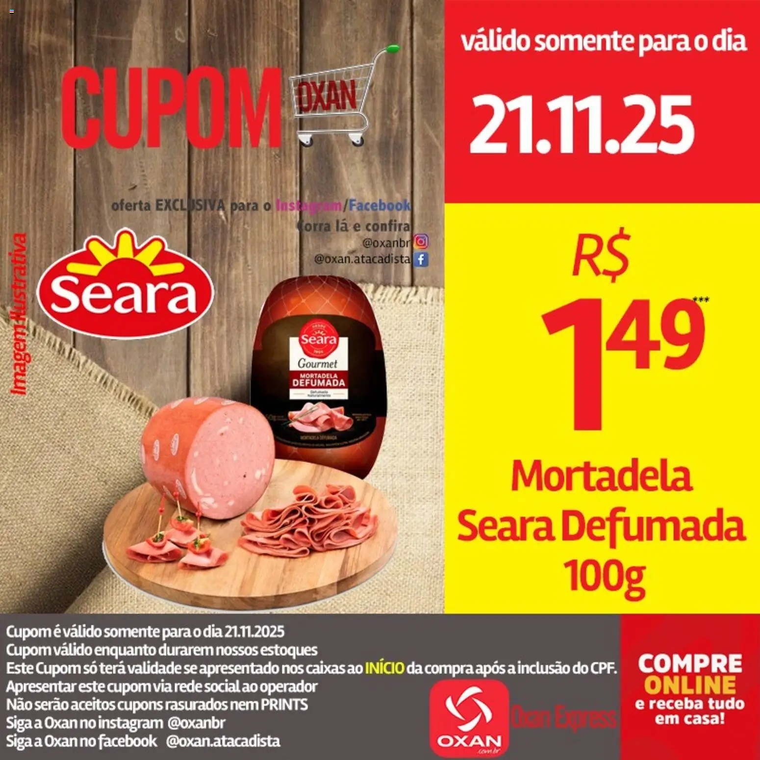 Oxan Atacadista Folheto - válido de 21.11.2025 | Página: 11 | Produtos: Mortadela