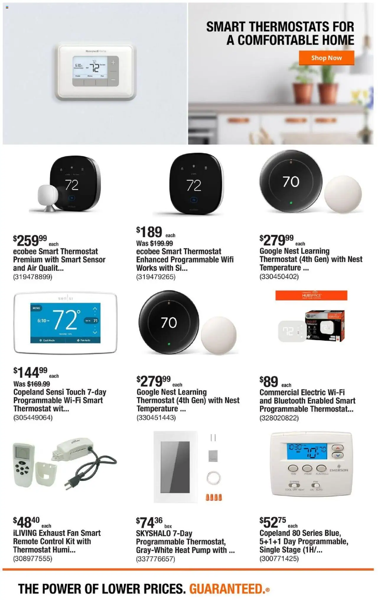 Home Depot Weekly Ad - FL - valid from 16.10.2025 | Page: 6 | Products: Pump, Sensor, Thermostat, Fan