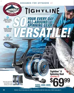 Preview of Cabela's weekly ads valid from 15.12.2025 | Page: 42 | Products: Bearings, Weight