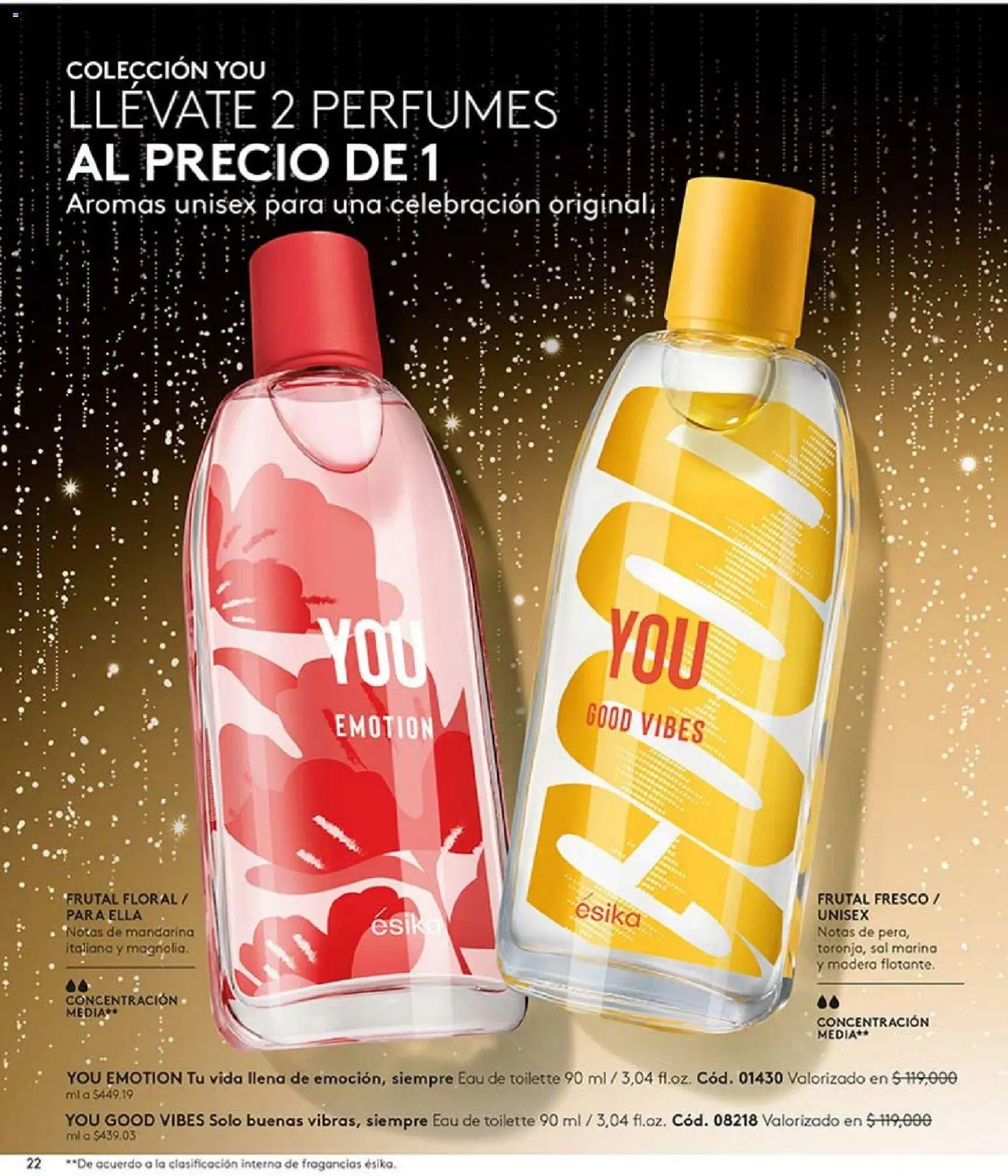 Ésika revista - valida desde el 01.01.2026 | Página: 22 | Productos: Sal, Eau de toilette