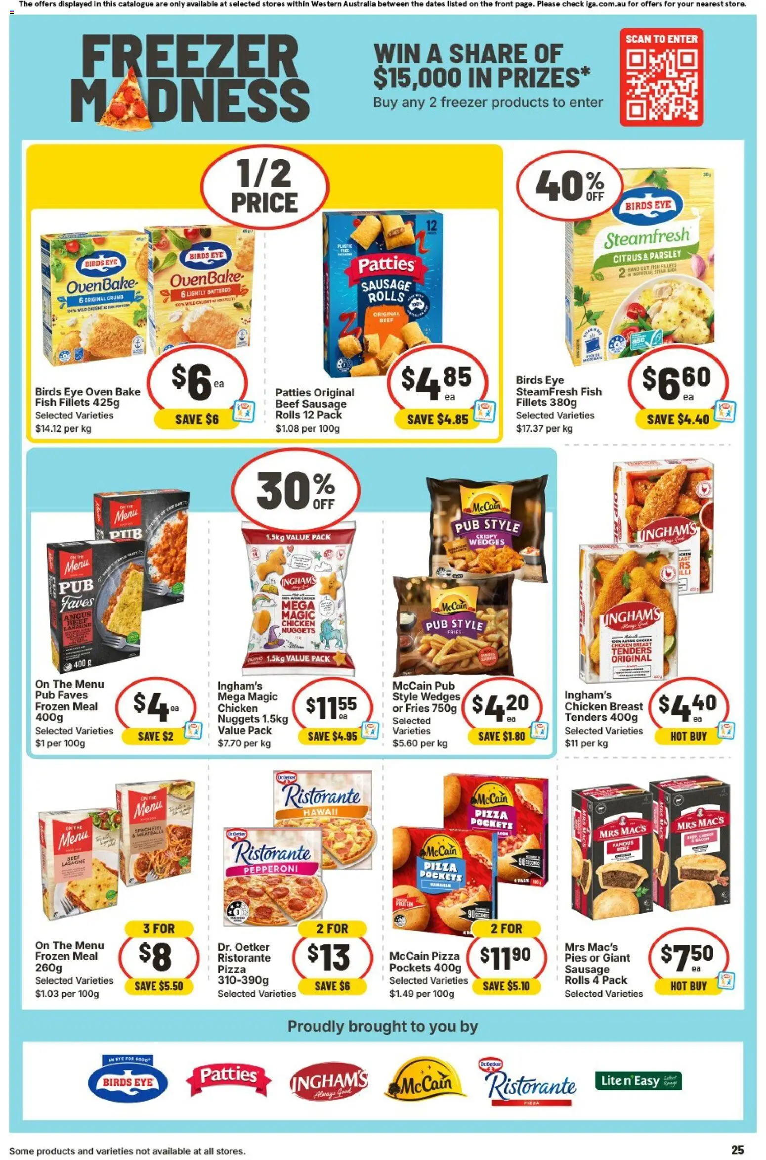 IGA catalogue - valid from 04.02.2026 | Page: 32 | Products: Pizza, Beef, Pies, Oven