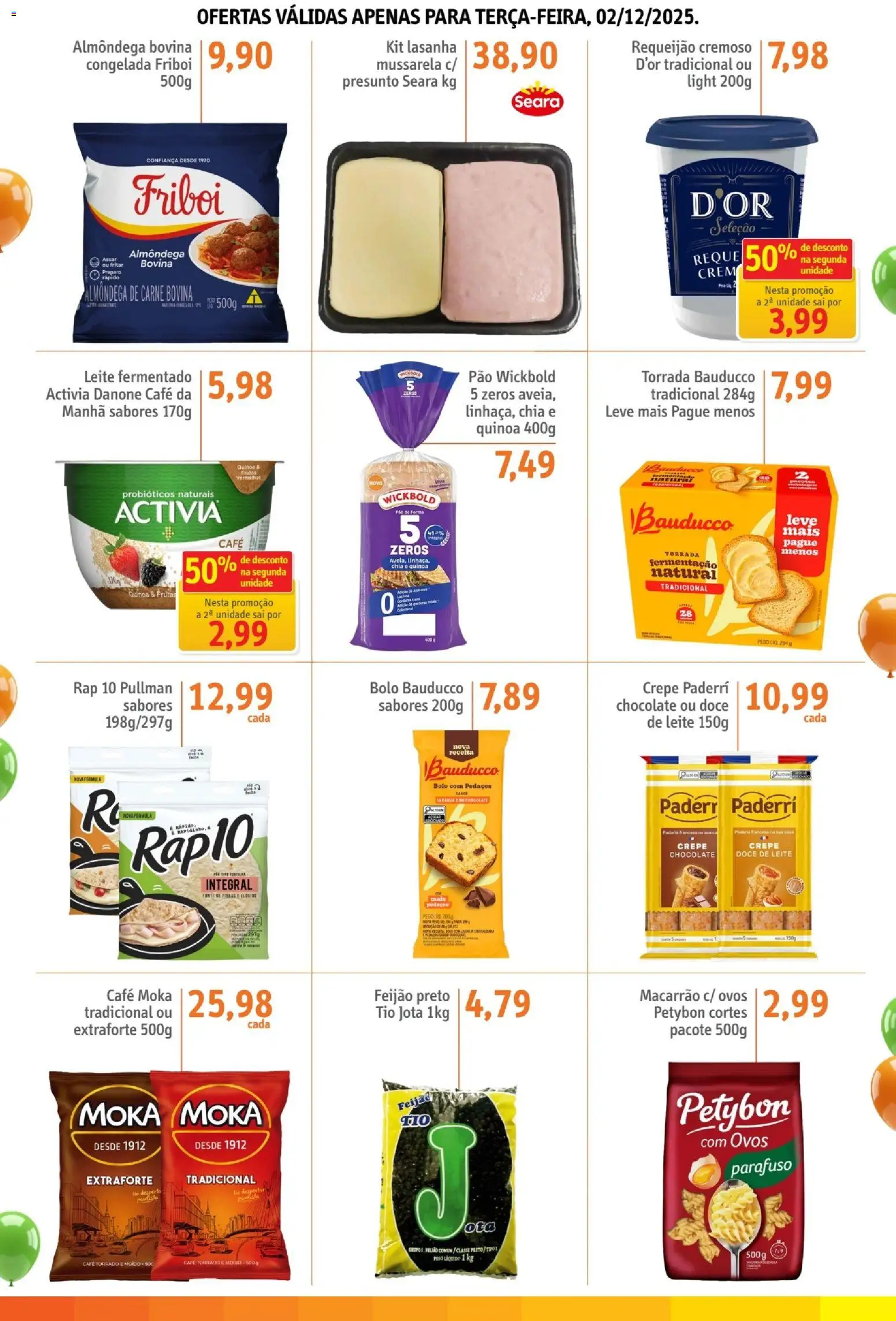 Sonda Folheto - válido de 02.12.2025 | Página: 2 | Produtos: Feijão, Café, Presunto, Leite fermentado