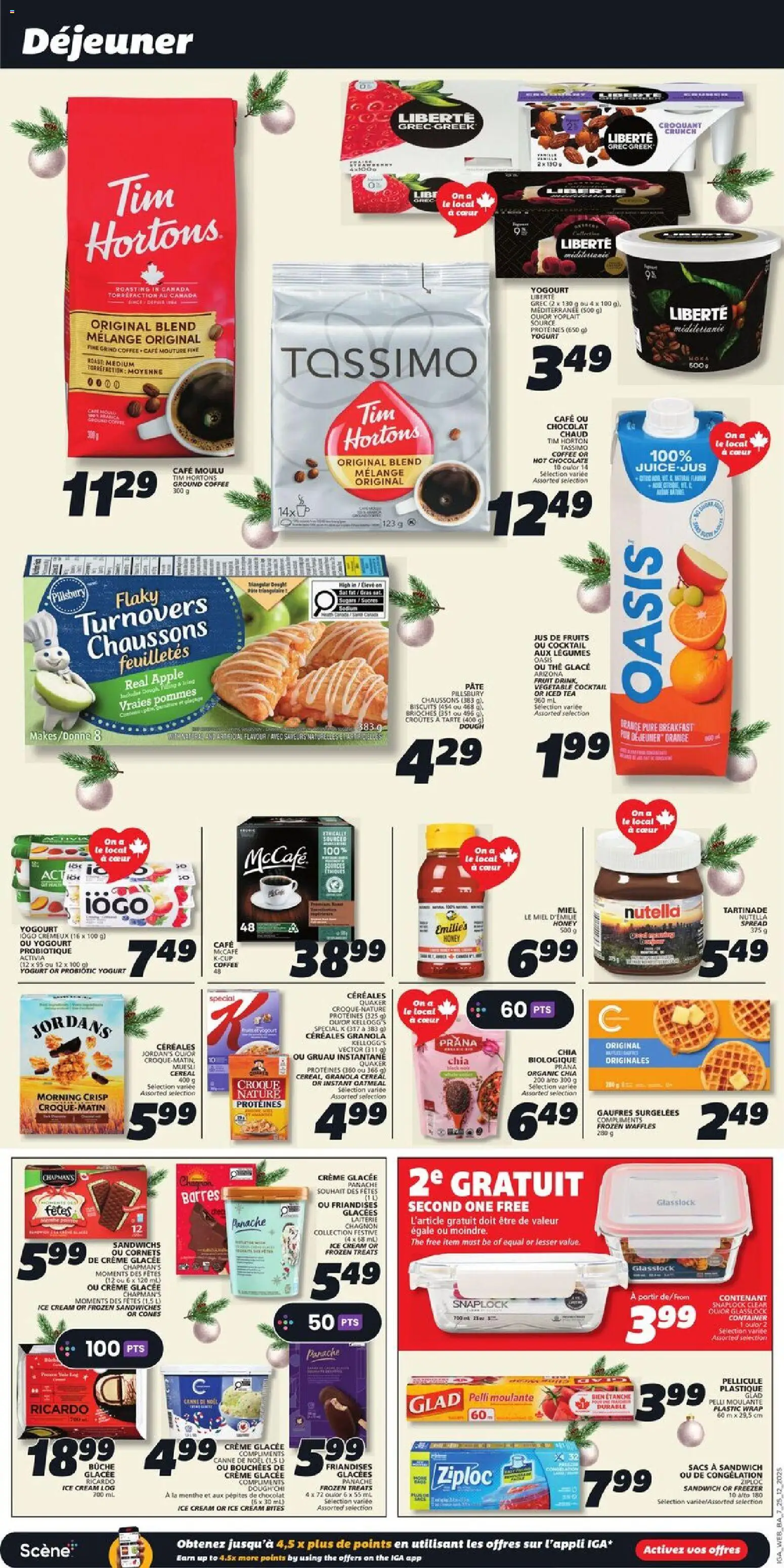 IGA flyer valid from 25.12.2025 | Page: 9 | Products: Cream, Ice cream, Yogurt, Chocolate
