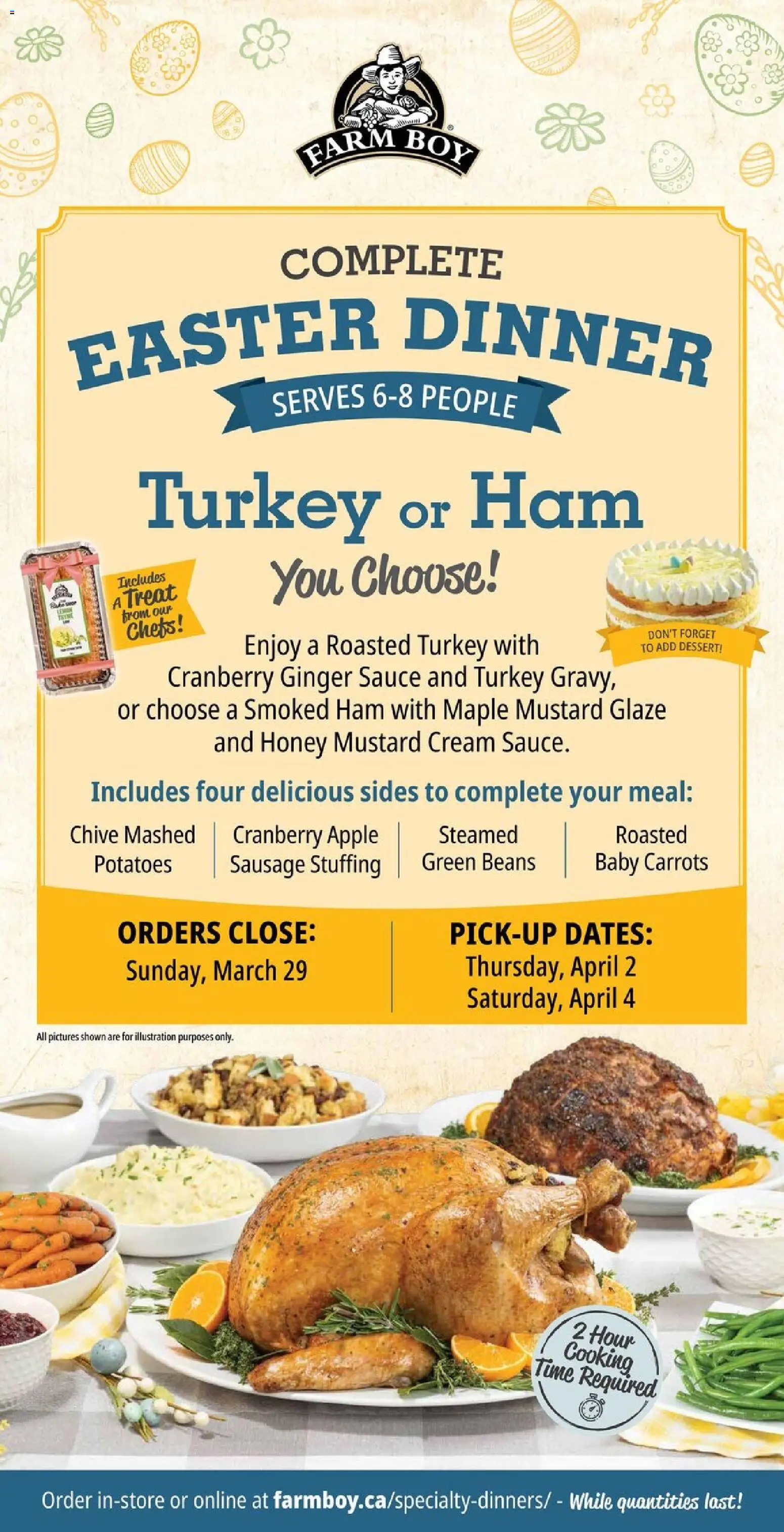 Farm Boy flyer valid from 12.03.2026 | Page: 8 | Products: Cream, Turkey, Potatoes, Ham