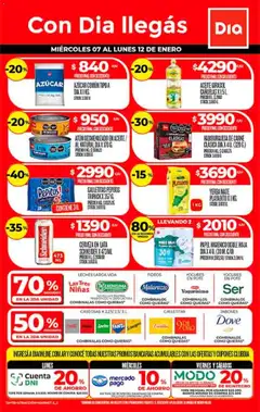Vista previa Supermercado DIA Ofertas válido desde el 07.01.2026